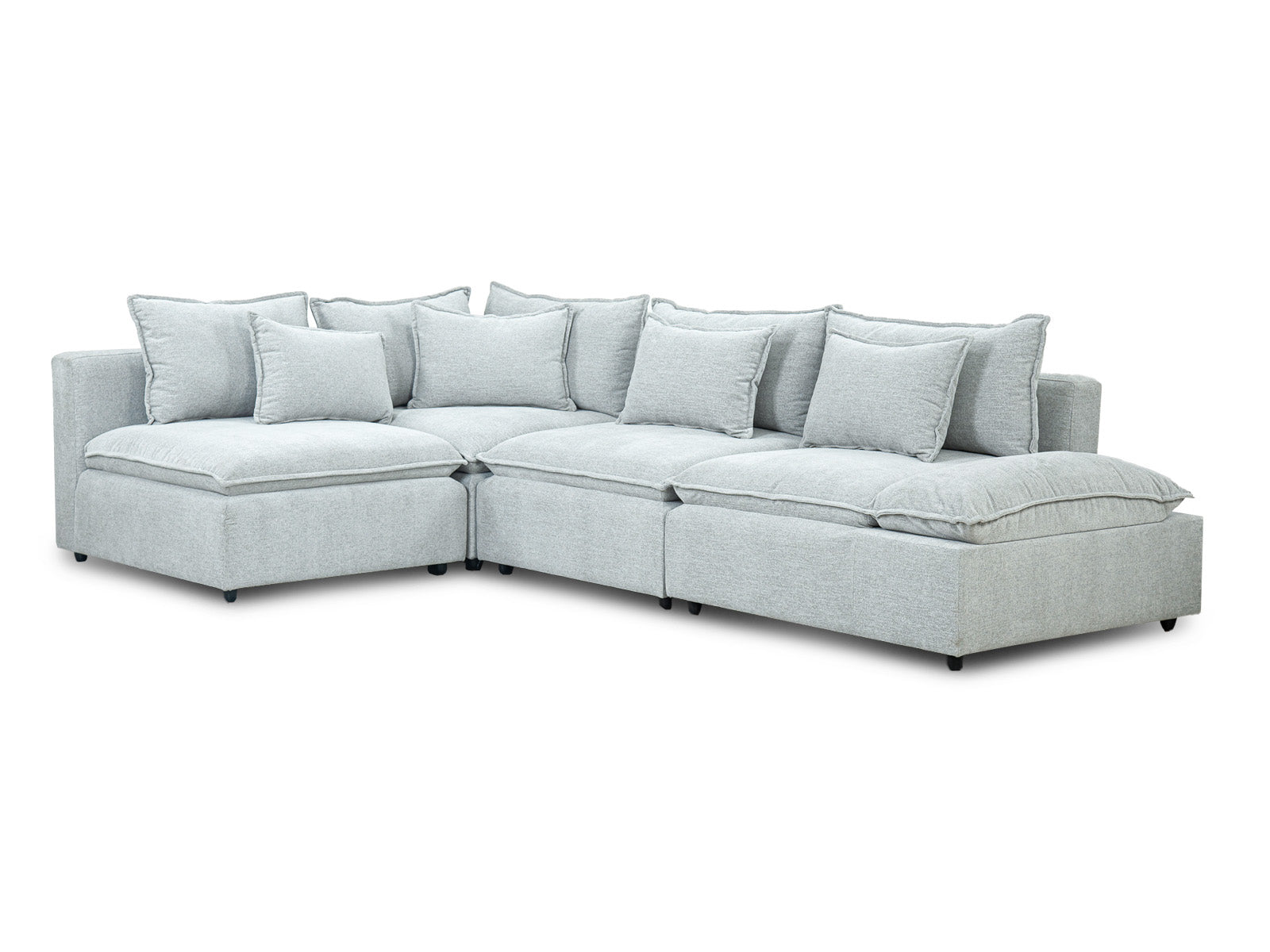 Sala Bella Modular 4P #Color_Gainsboro"T37110"