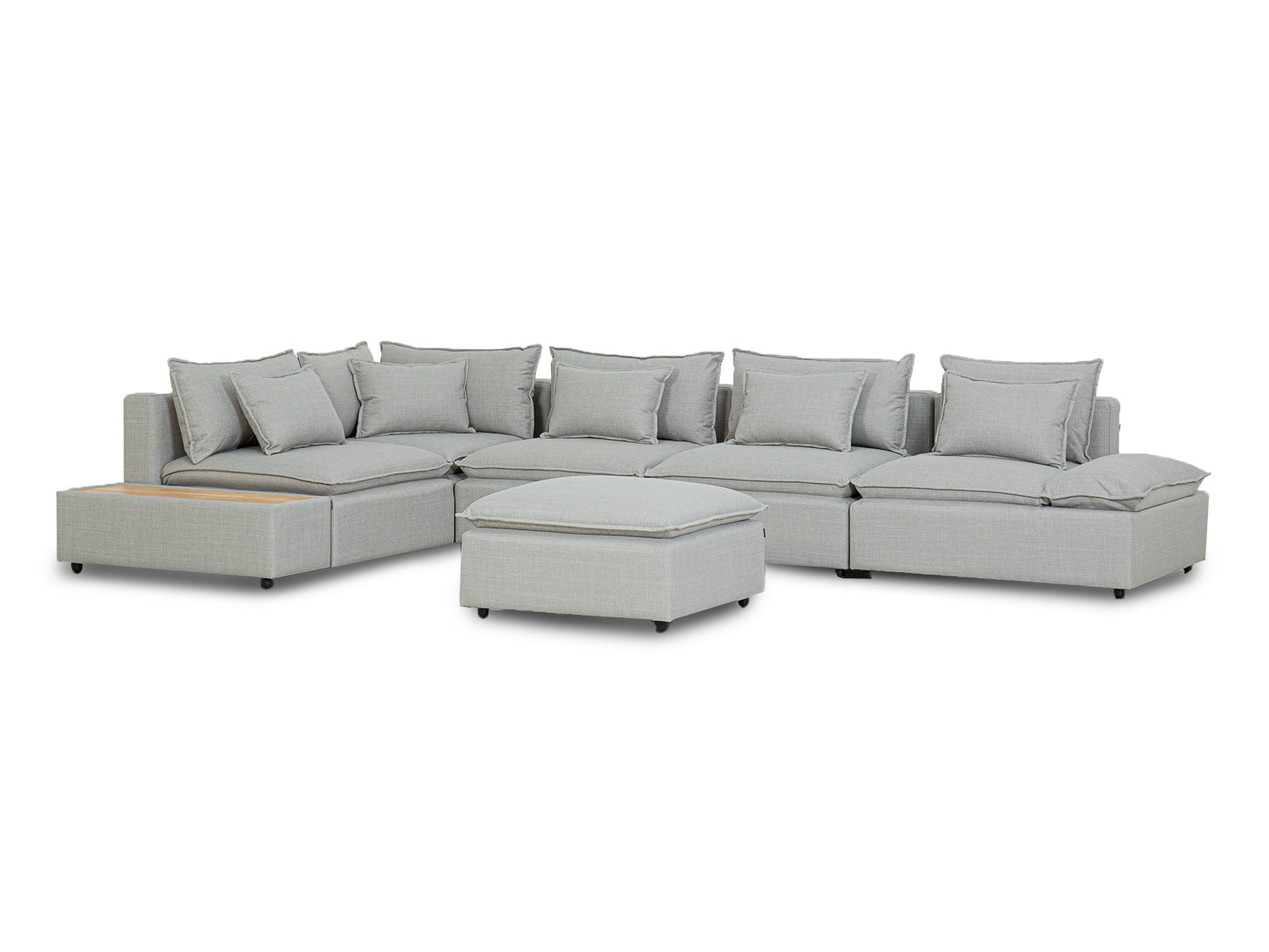 Sala Bella Modular 7P #Color_Gainsboro"T38163"