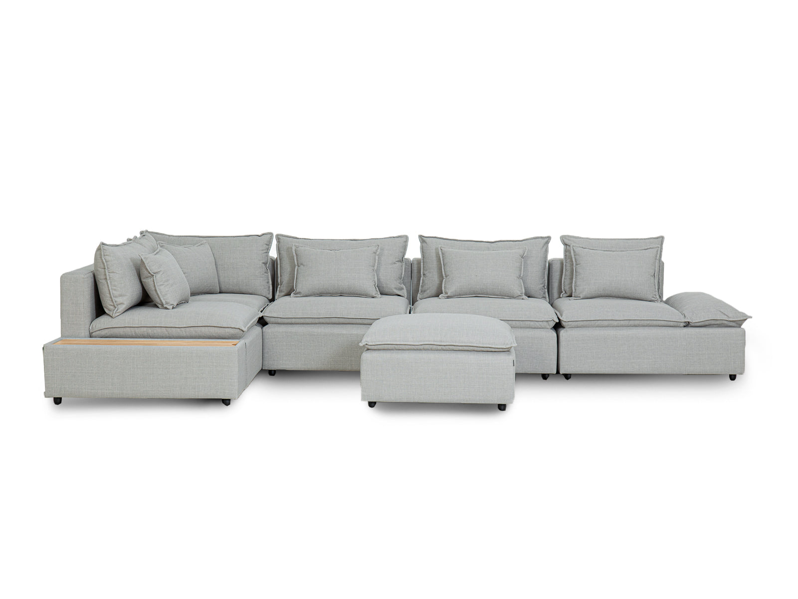 Sala Bella Modular 7P #Color_Gainsboro"T38163"