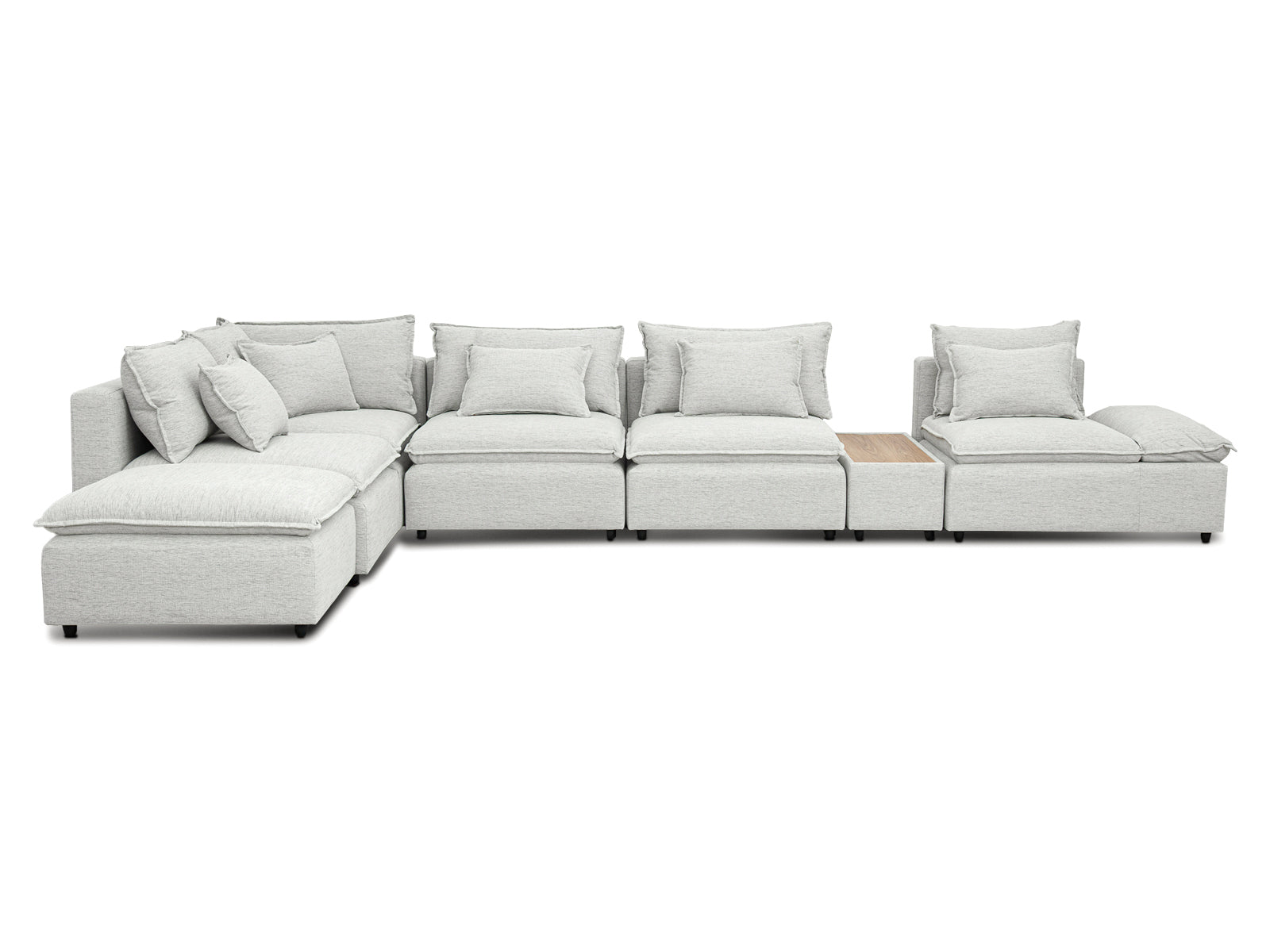 Sala Bella Modular 7P #Color_WhiteSmoke"T37110"
