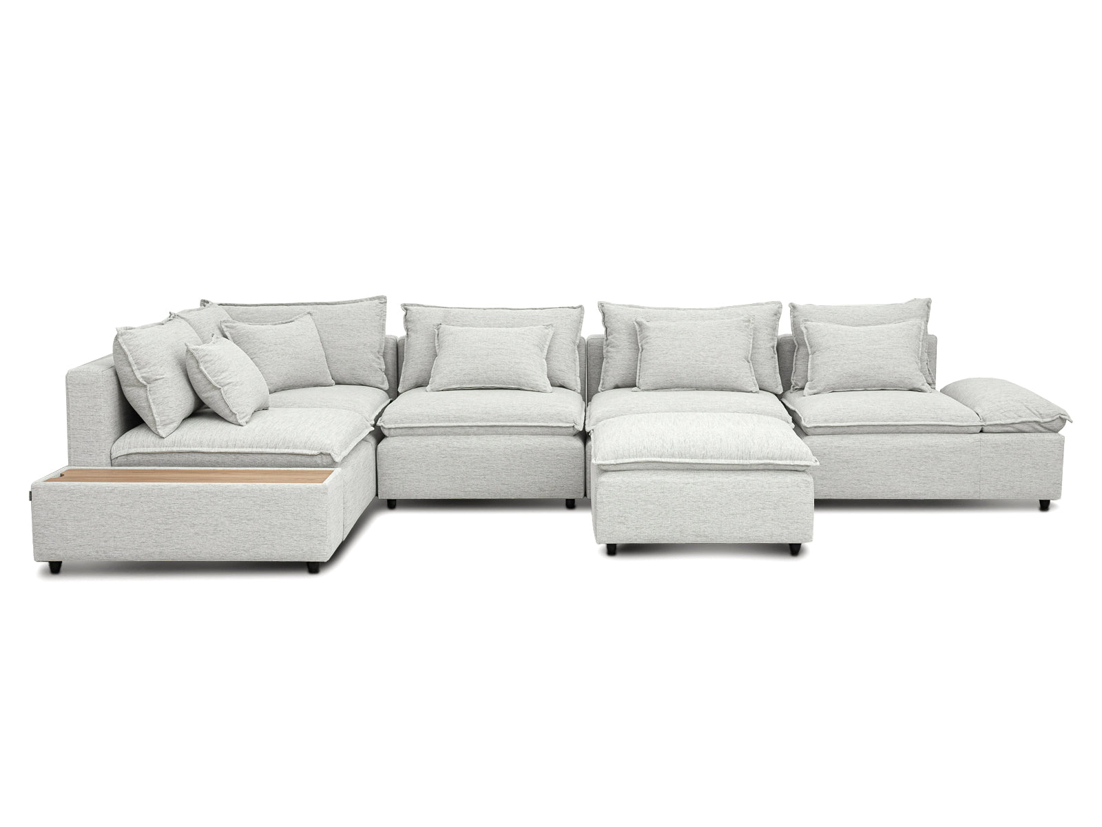 Sala Bella Modular 7P #Color_WhiteSmoke"T37110"