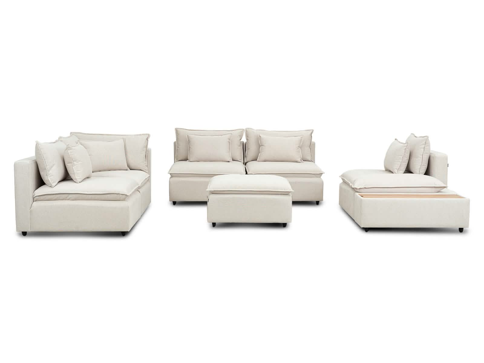 Sala Bella Modular 7P #Color_LemonChiffon"T36107"