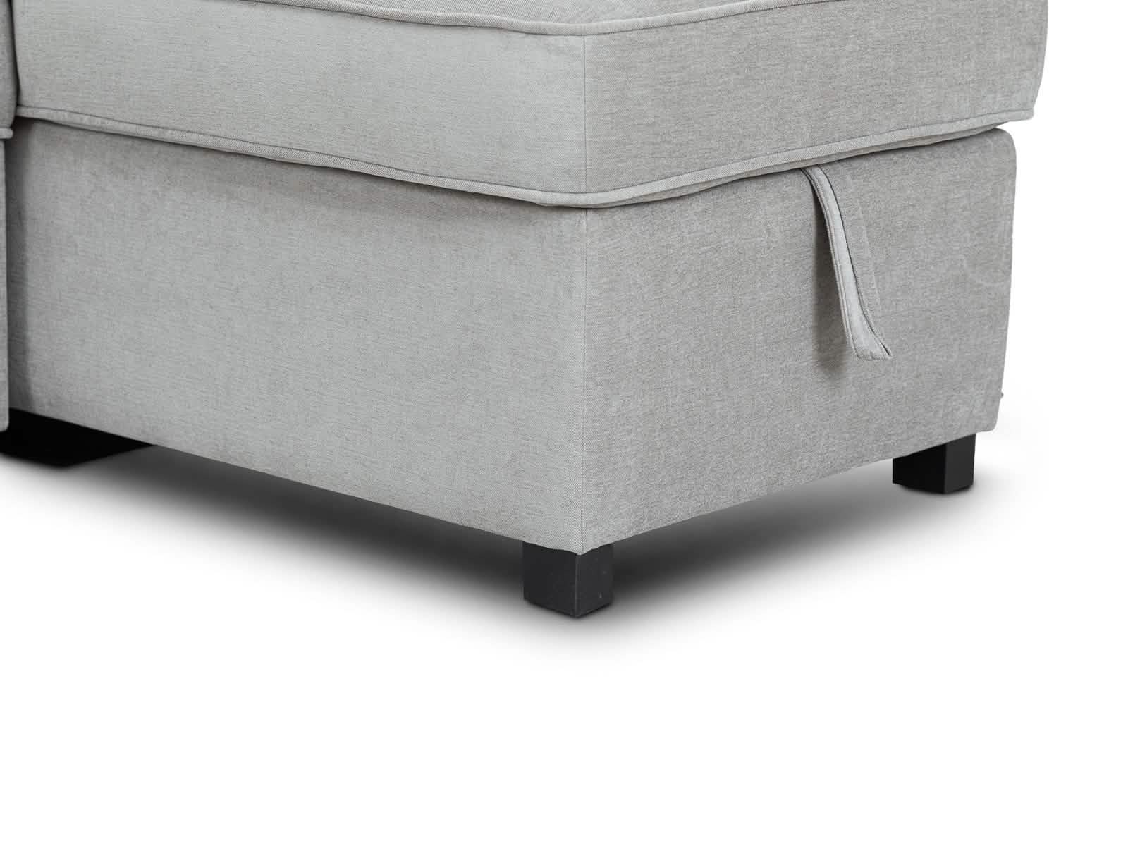 Sala Modular Sofa Cama Charlie #Color_Silver"T48900"