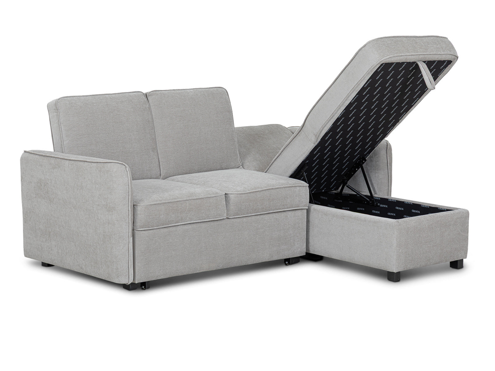 Sala Modular Sofa Cama Charlie #Color_Silver"T48900"