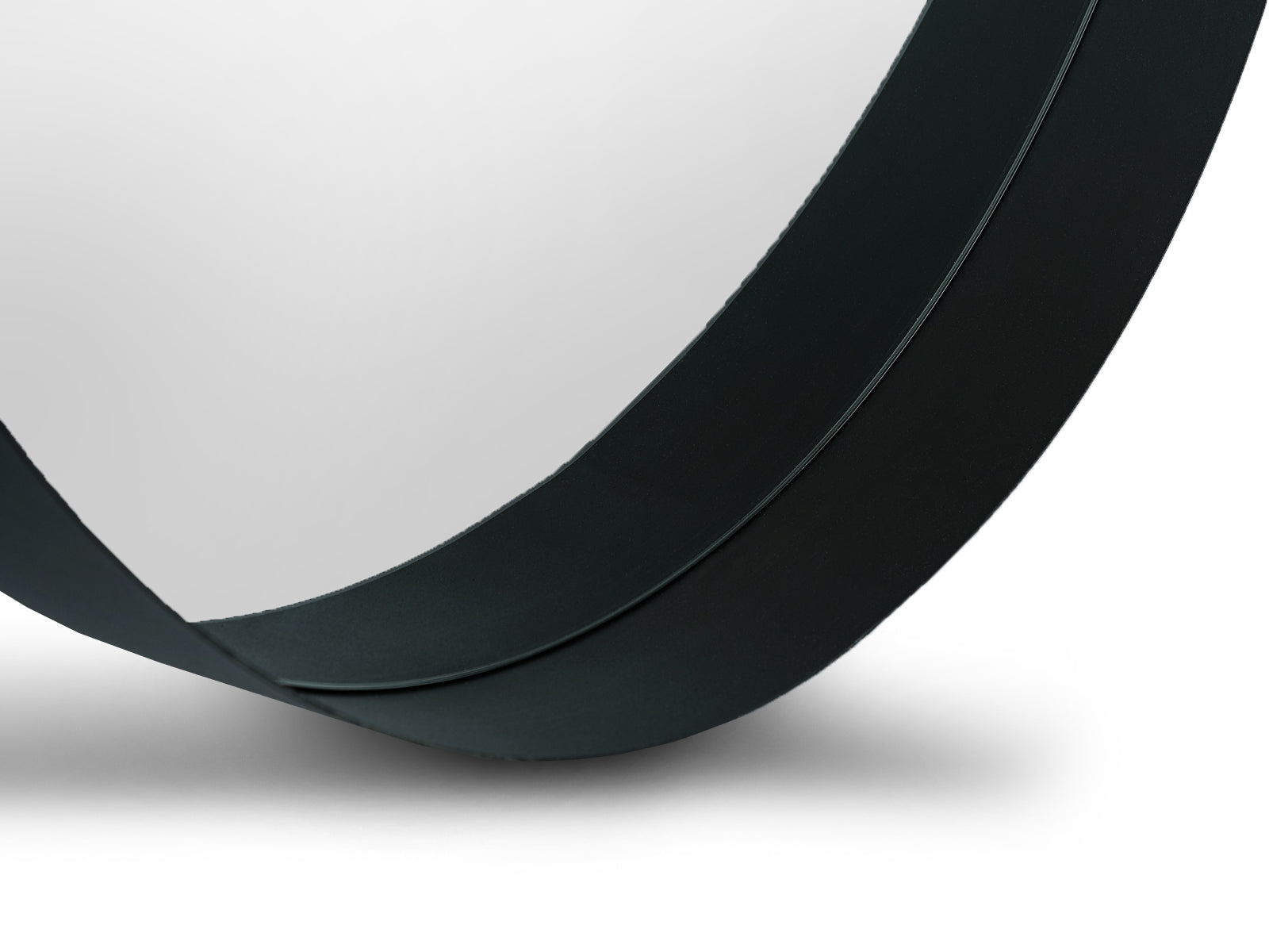 Espejo Century Circular Negro