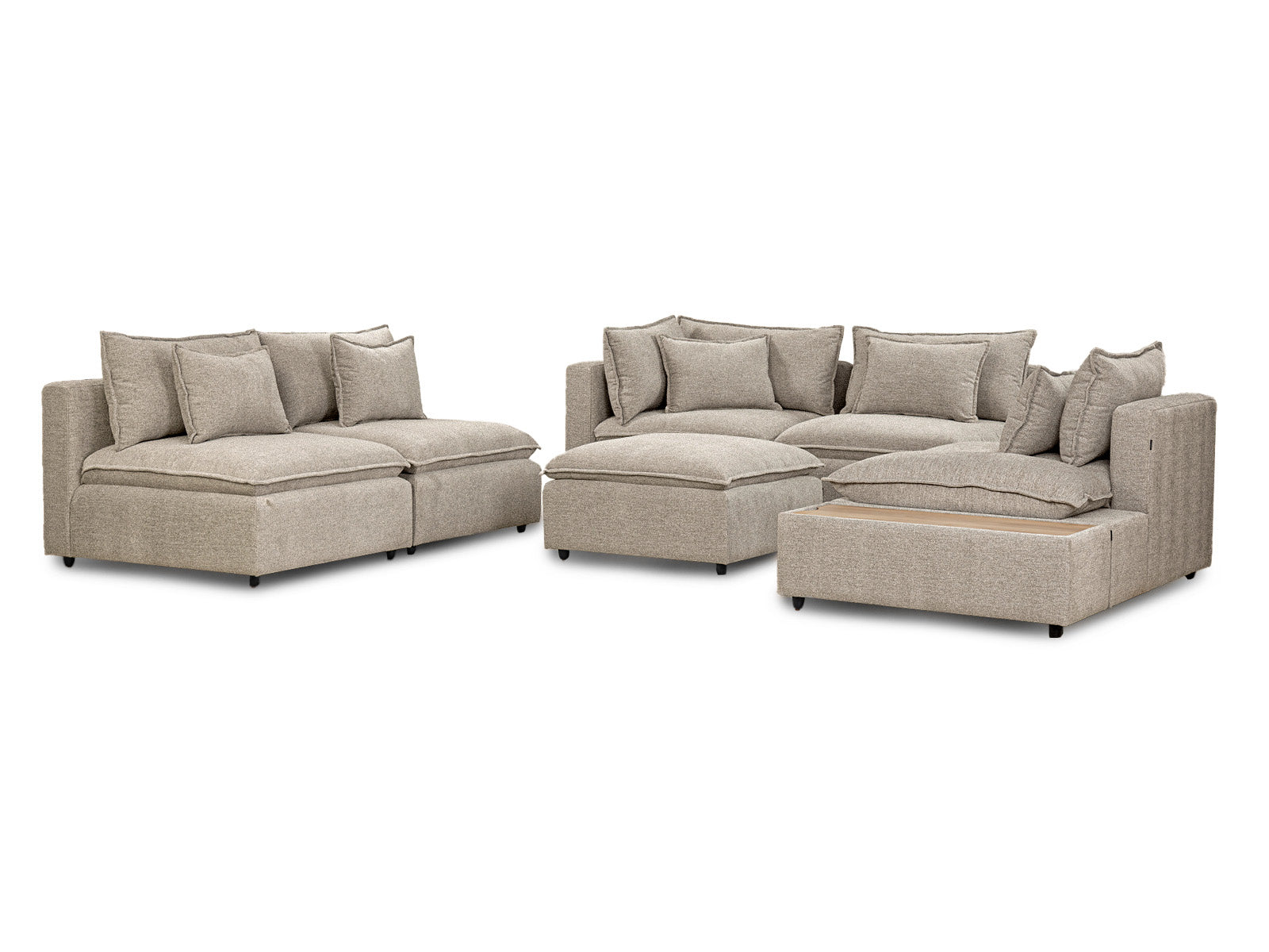 Sala Bella Modular 4P #Color_Tan"T48701"