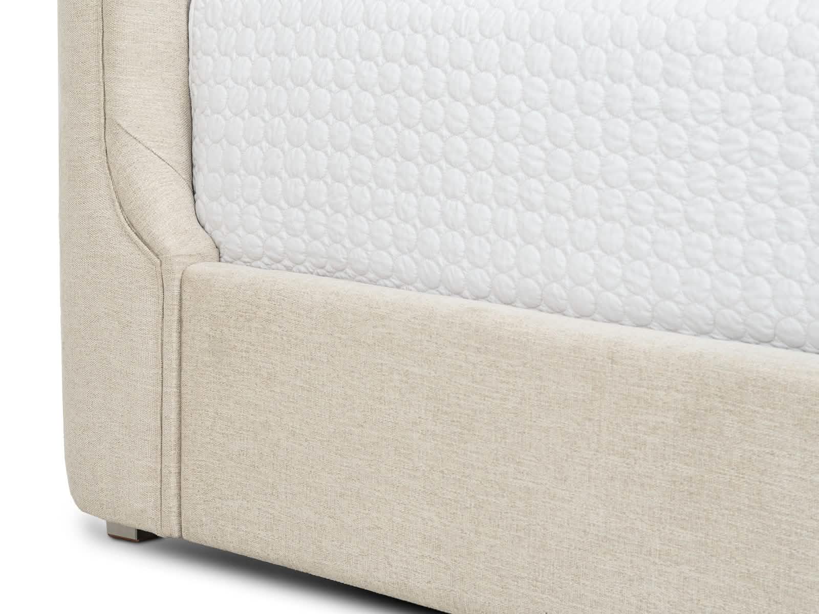 Cama Martini Basso Fog Capitoneada #Color_OldLace"T36113"