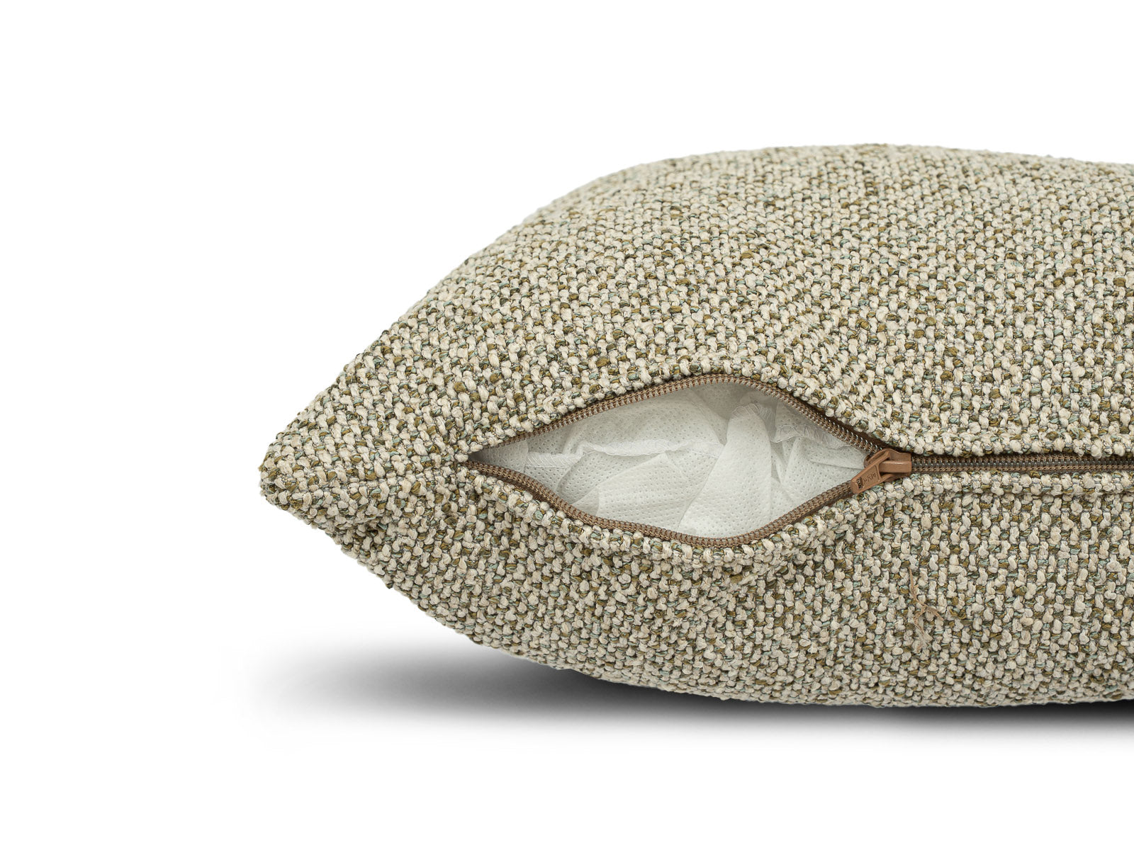 Cojin Poliester Raices Beige Verde