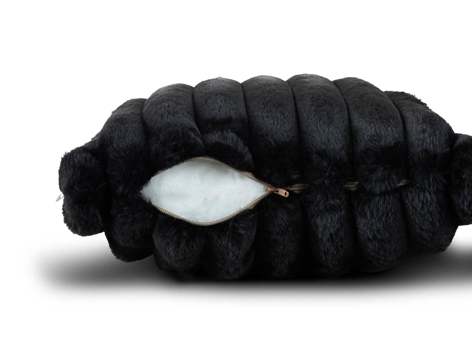 Cojin Poliester Glam Negro