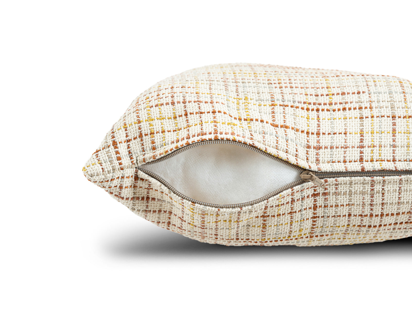 Cojin Poliester Trendy Beige-Naranja