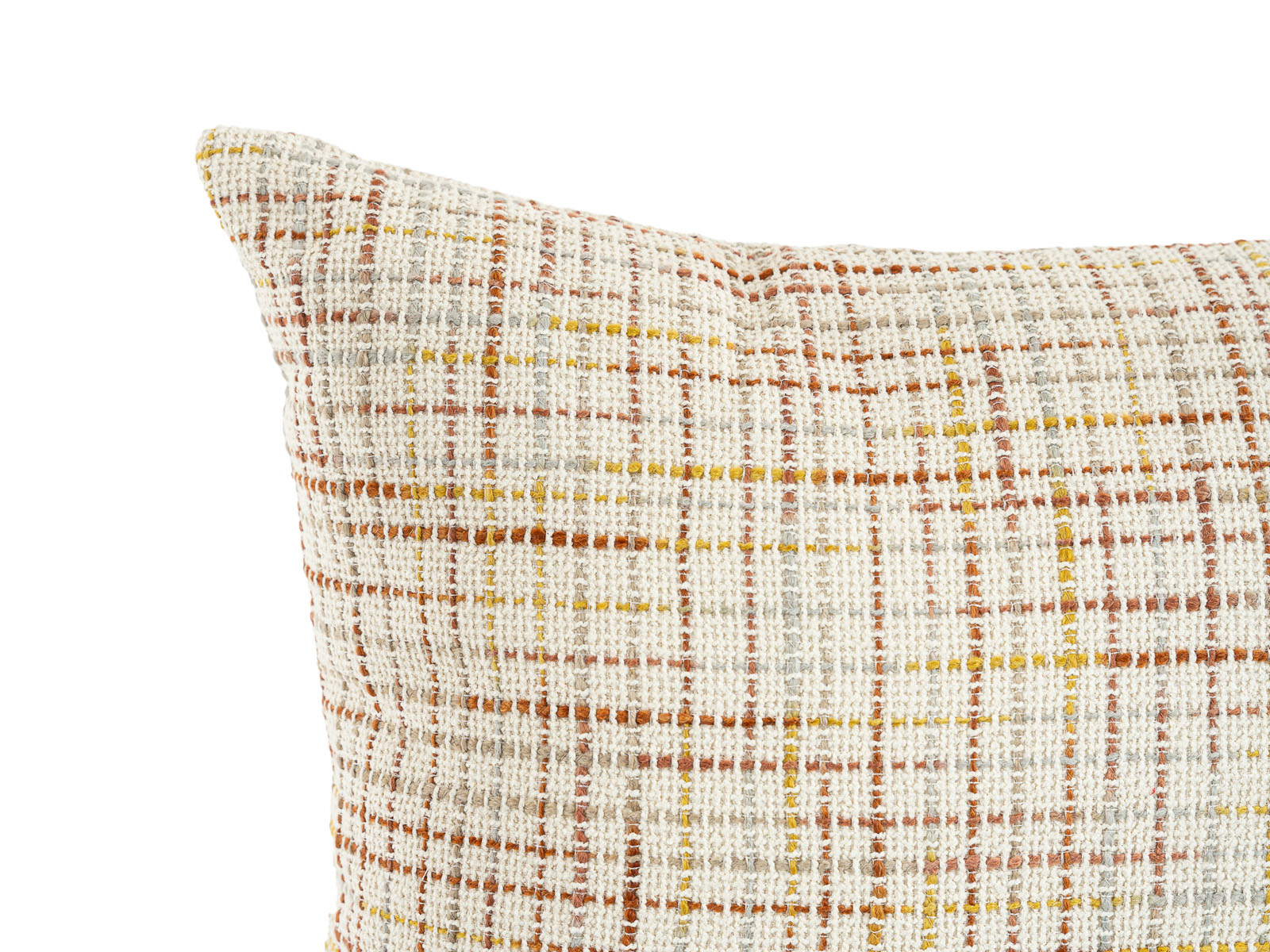 Cojin Poliester Trendy Beige-Naranja