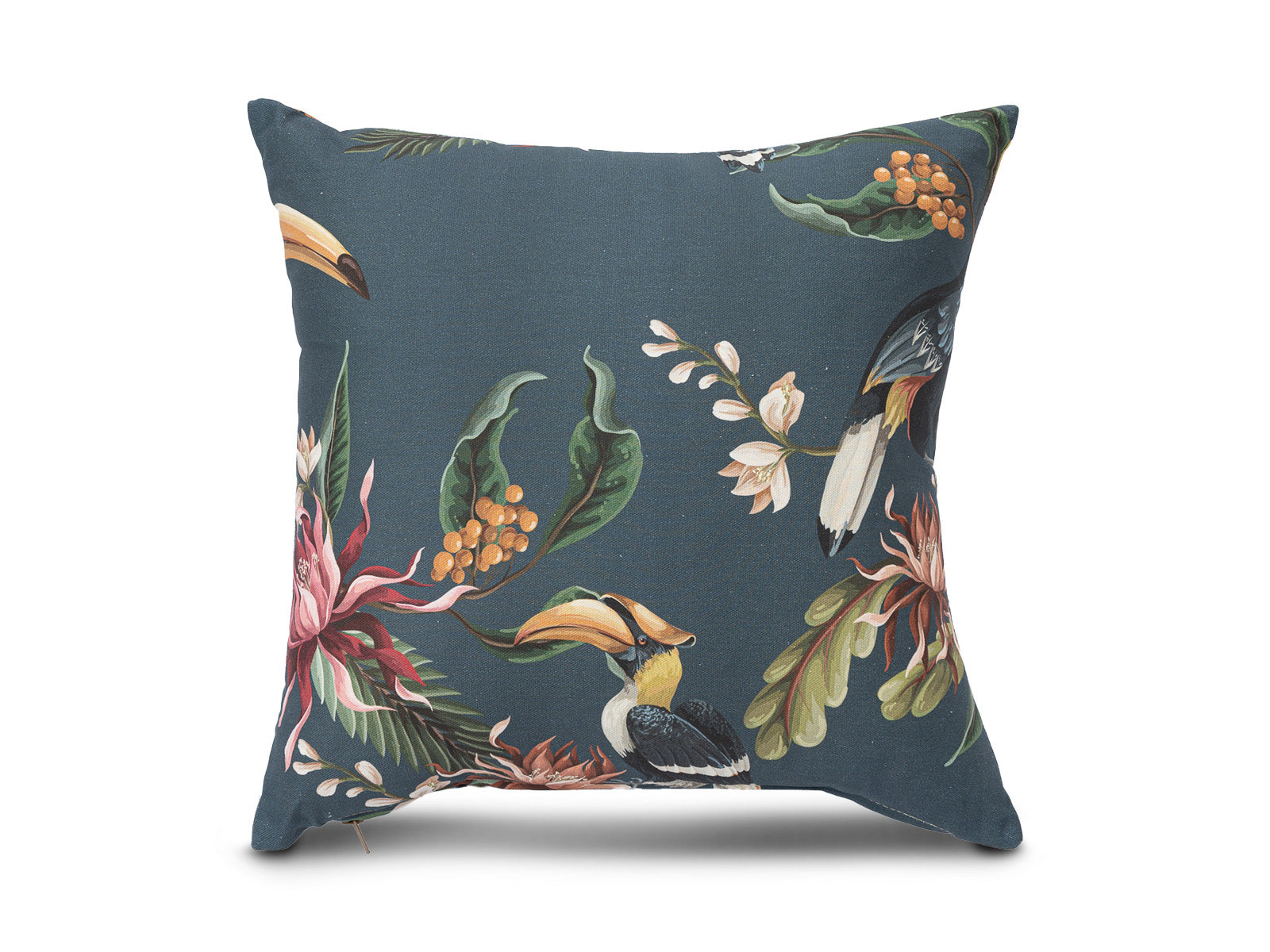 Cojin Poliester Estampado Indigo Azul