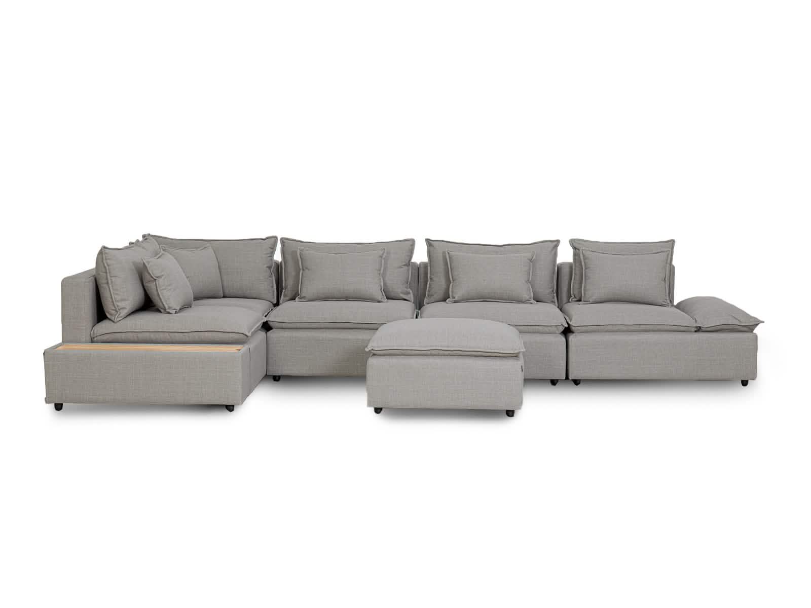 Sala Bella Modular 7P #Color_Silver"T36914"