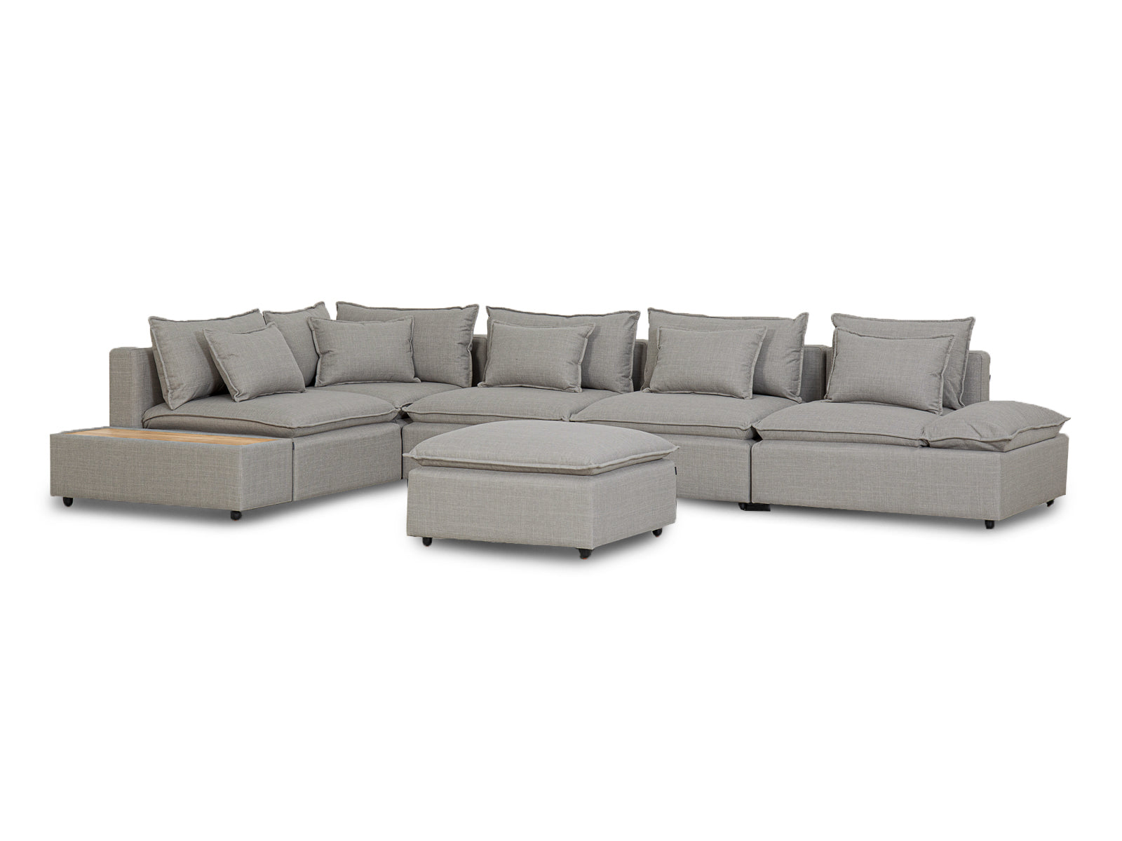 Sala Bella Modular 7P #Color_Silver"T36914"