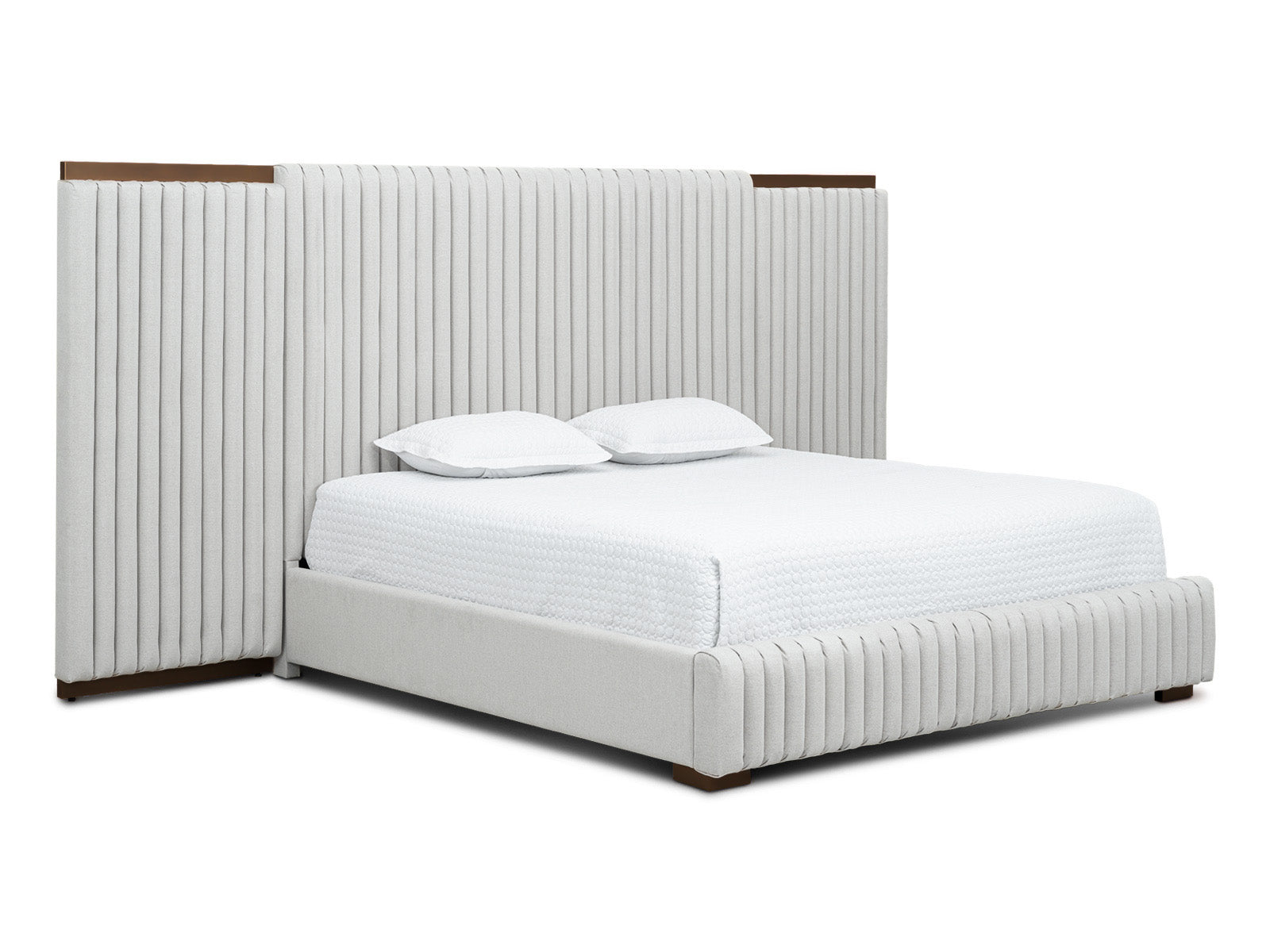 Cama Kioto Paneles Laterales Moka