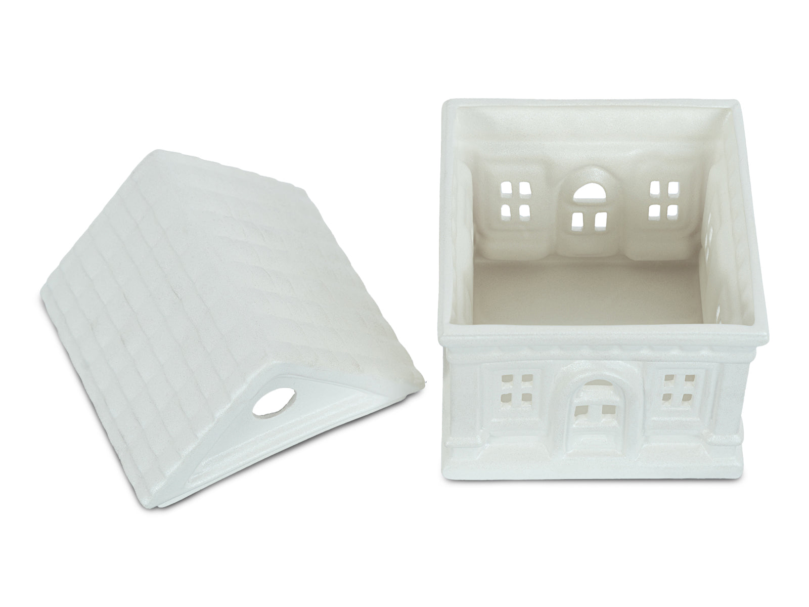 Figura Navidad Casa Almacenamiento