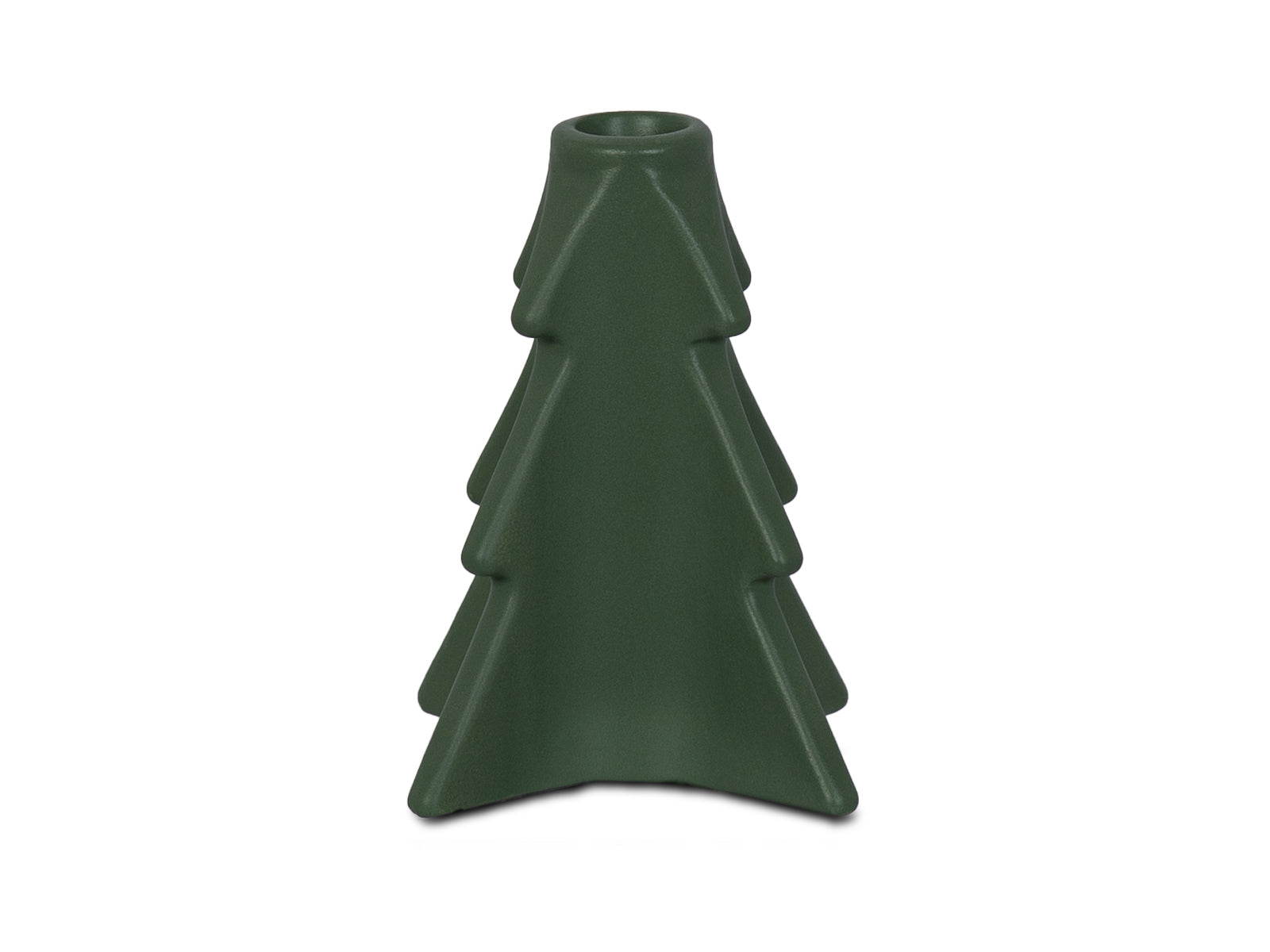 Candelabro Pino Verde 15cm Navidad