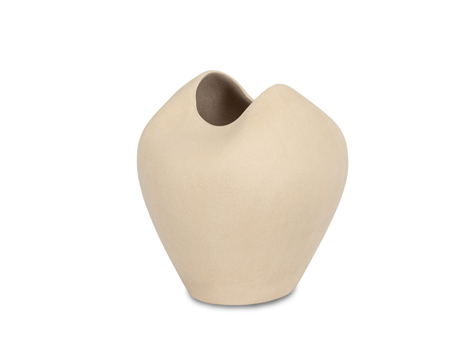 Florero Organic 30cm Beige