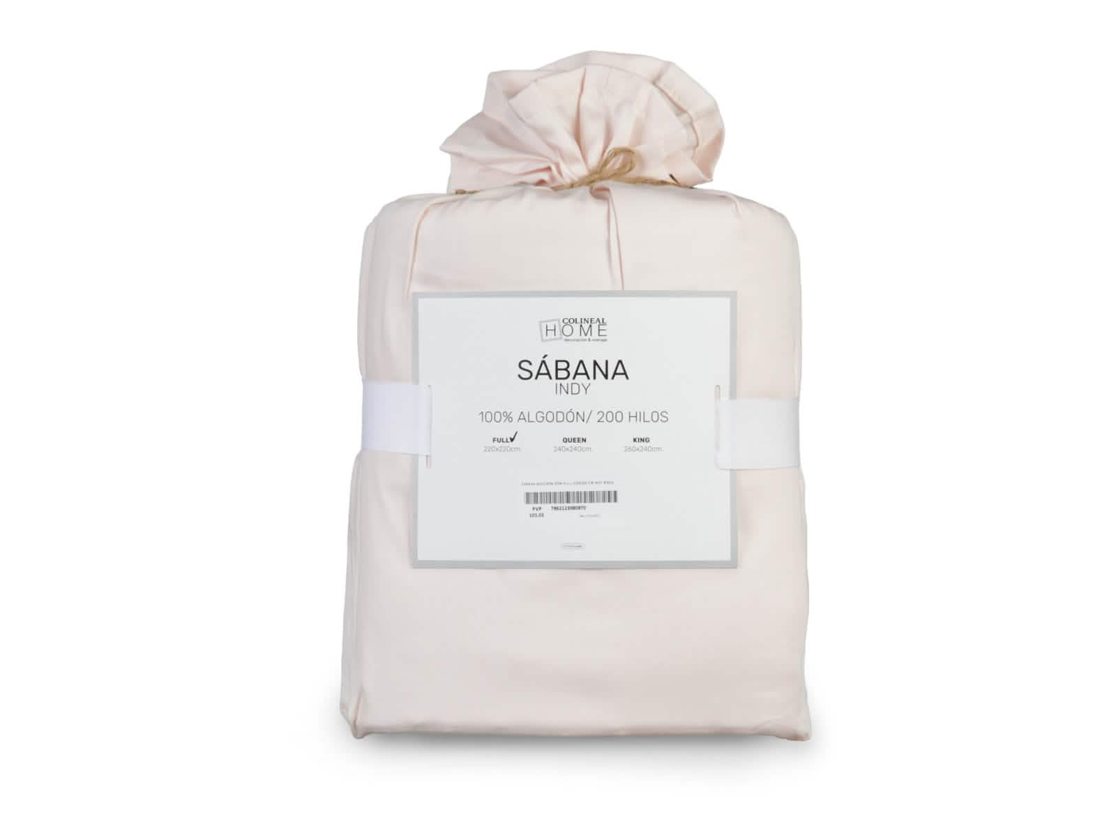 Sabana Algodon 200 Hilos Lennox #color_MistyRose