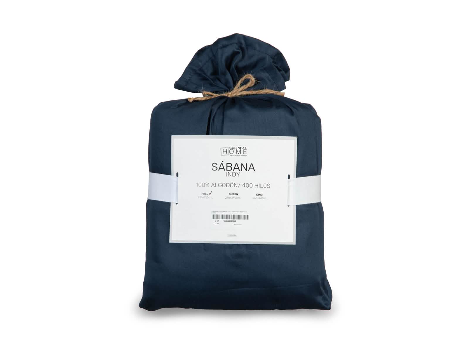 Sabana Algodon 400 Hilos Lennox #color_MidnightBlue
