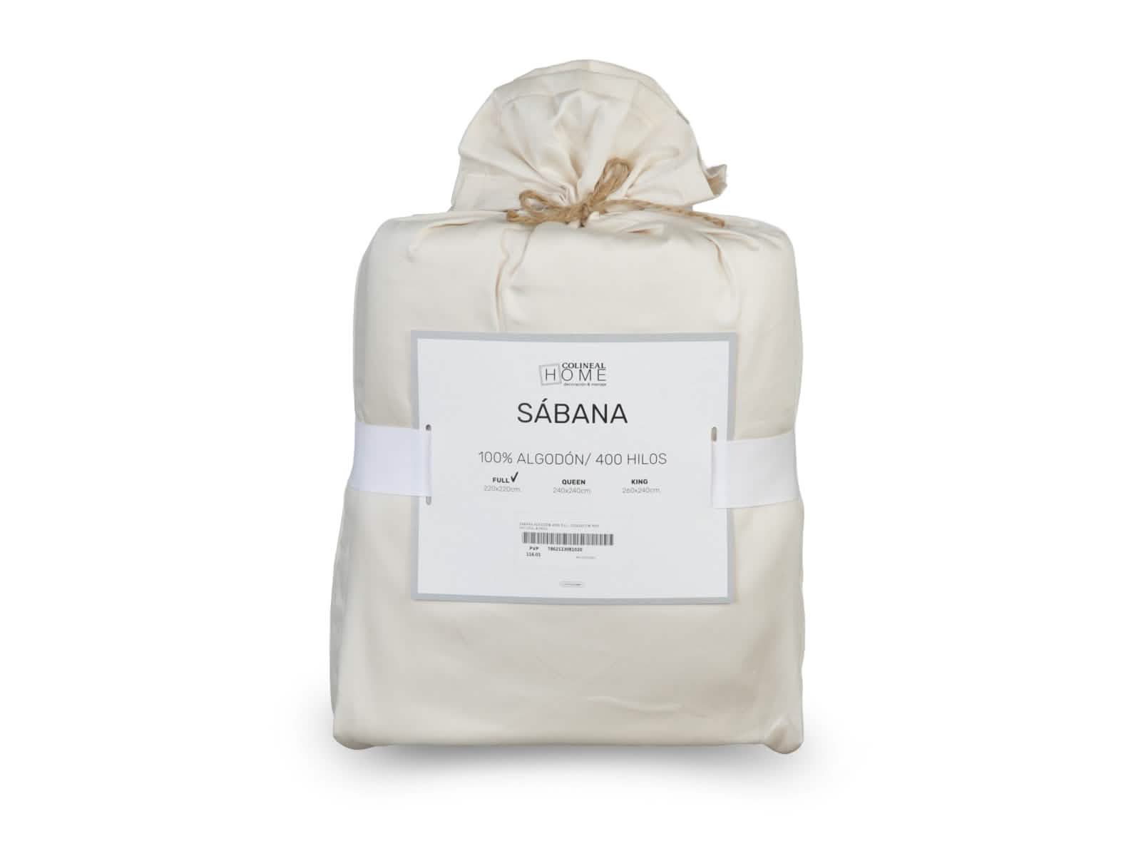 Sabana Algodon 400 Hilos Lennox #color_Beige