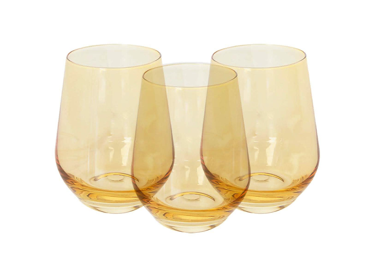 Vaso de Vidrio Anaranjado Warenhouse