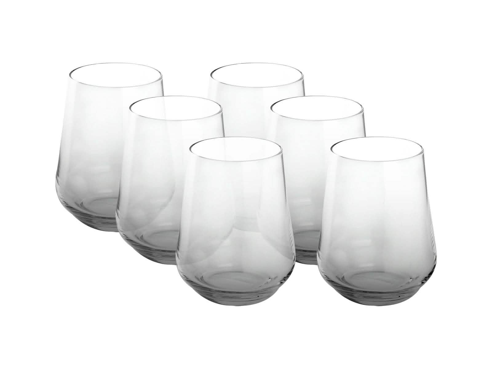 Vaso de Vidrio Gris Warenhaus