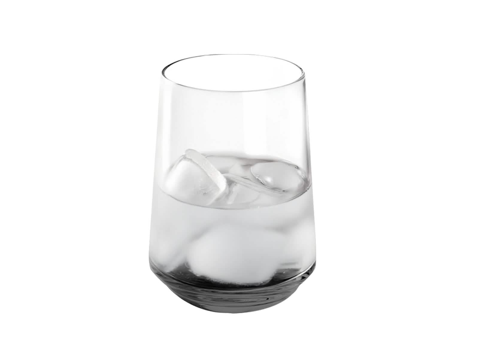 Vaso de Vidrio Gris Warenhaus