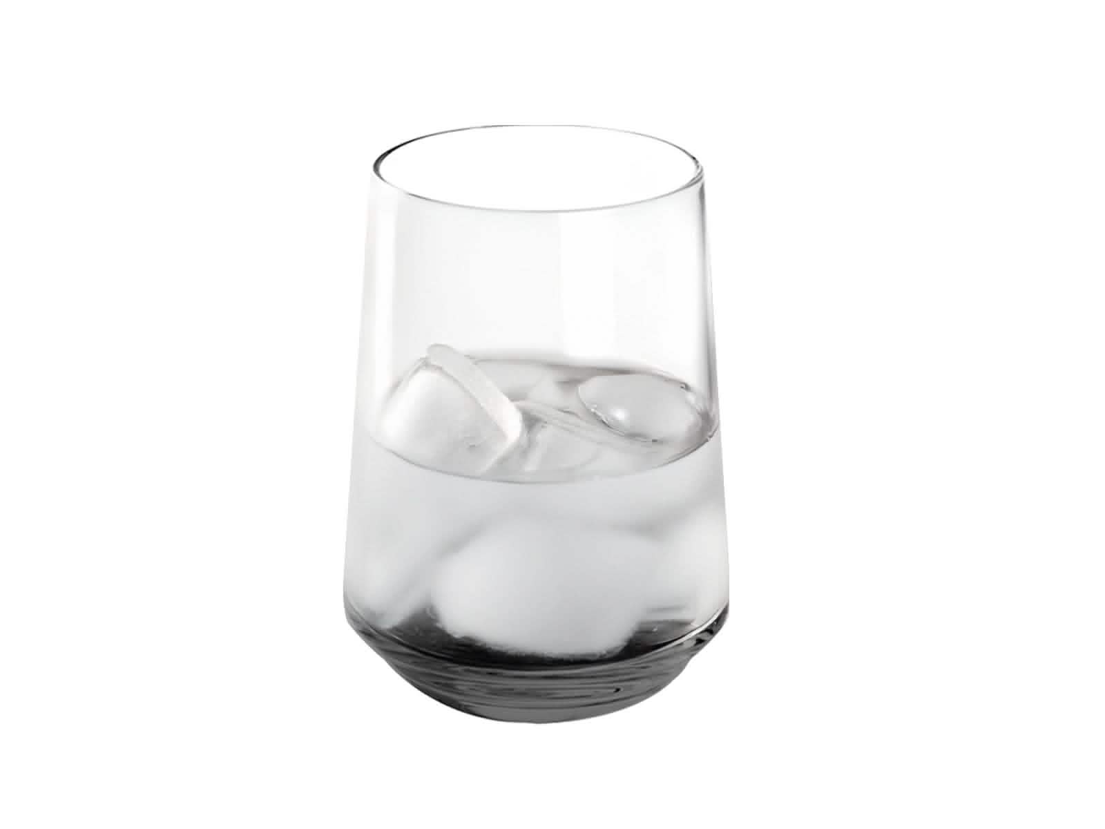 Vaso de Vidrio Gris Warenhaus