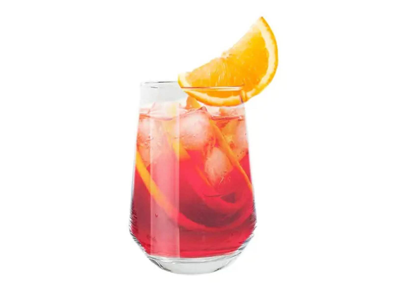 Vaso de Vidrio Anaranjado Warenhouse