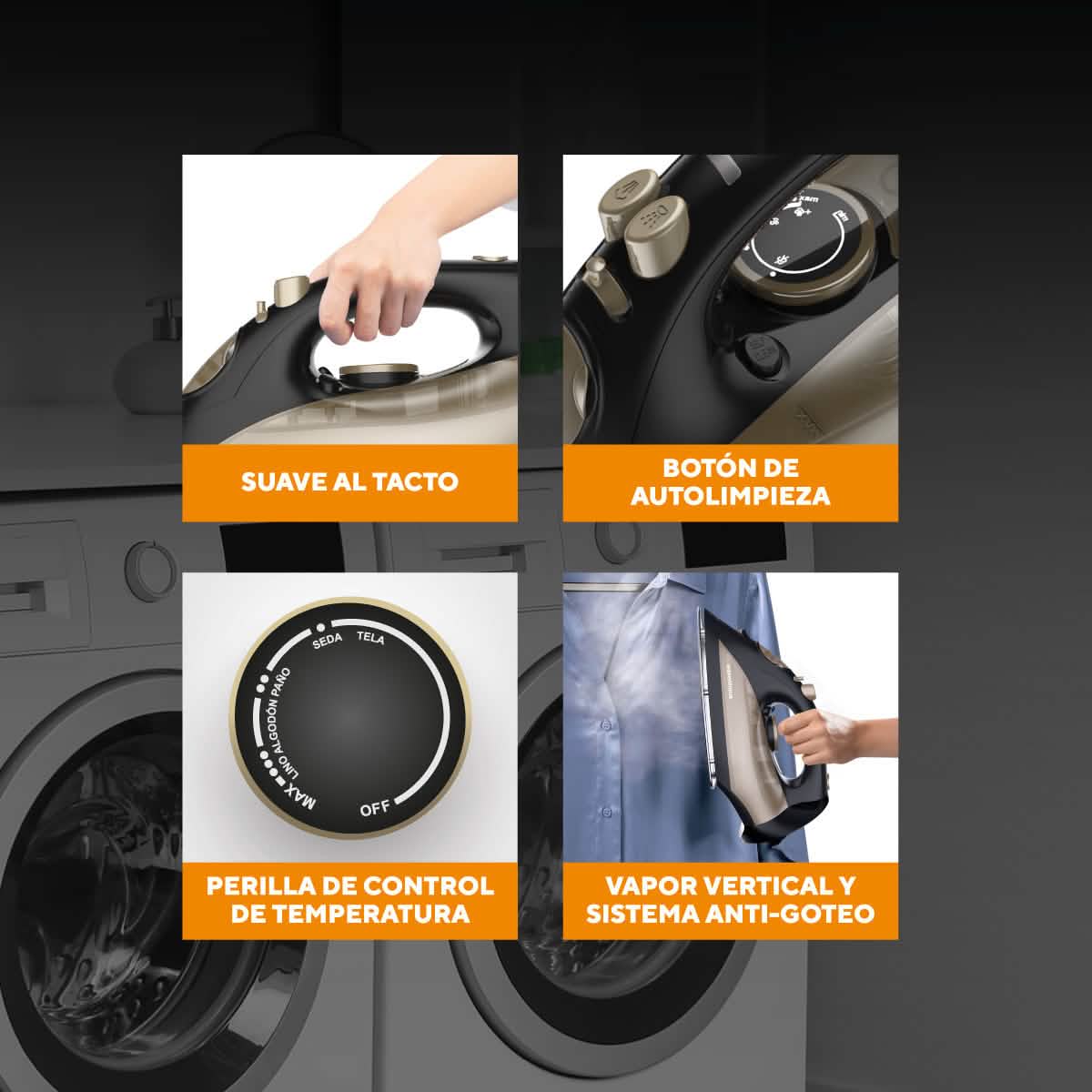 Plancha Nano Cerámica Warenhaus