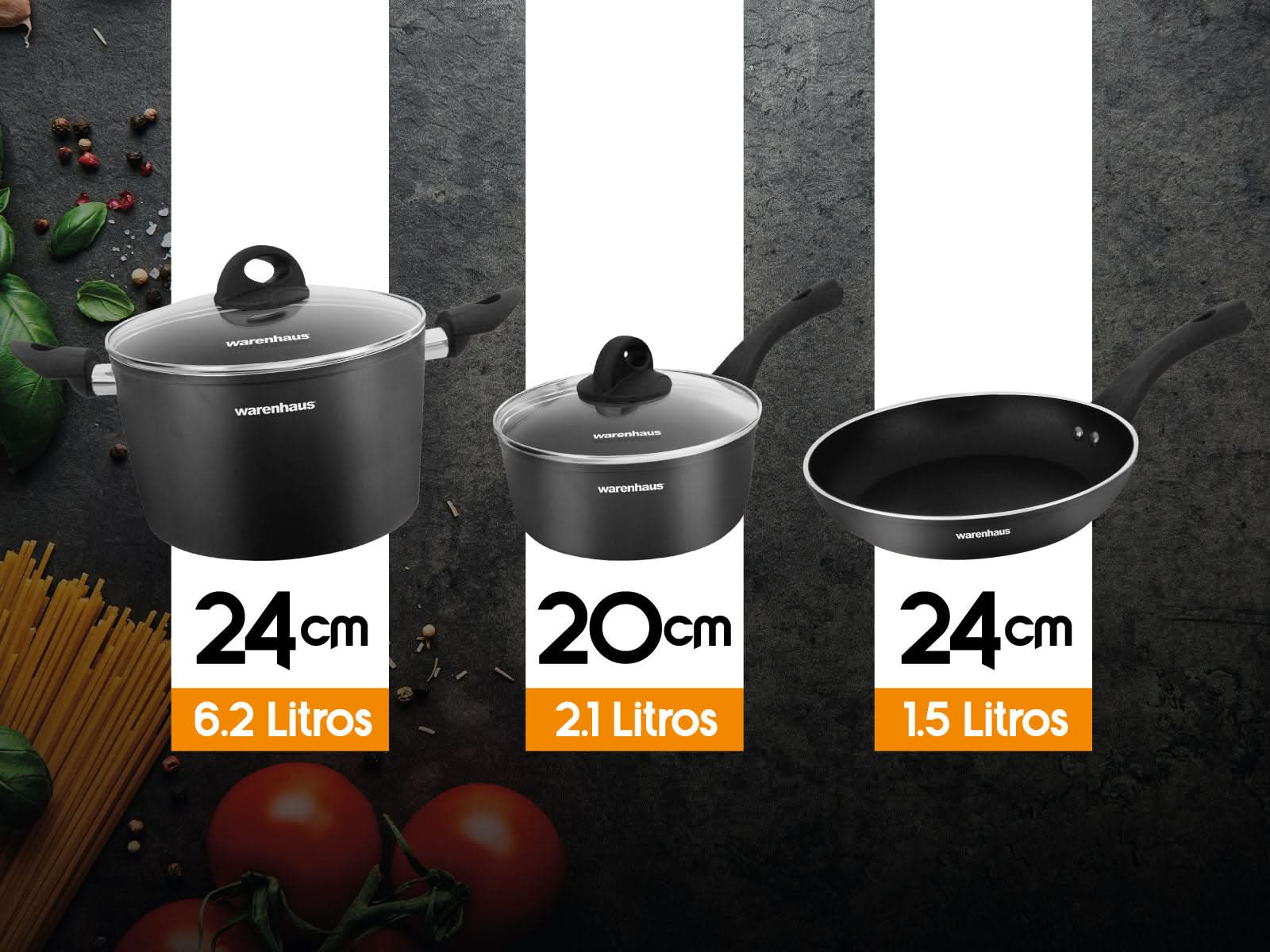Set de Cocina 5Pzs Inducción Warenhaus