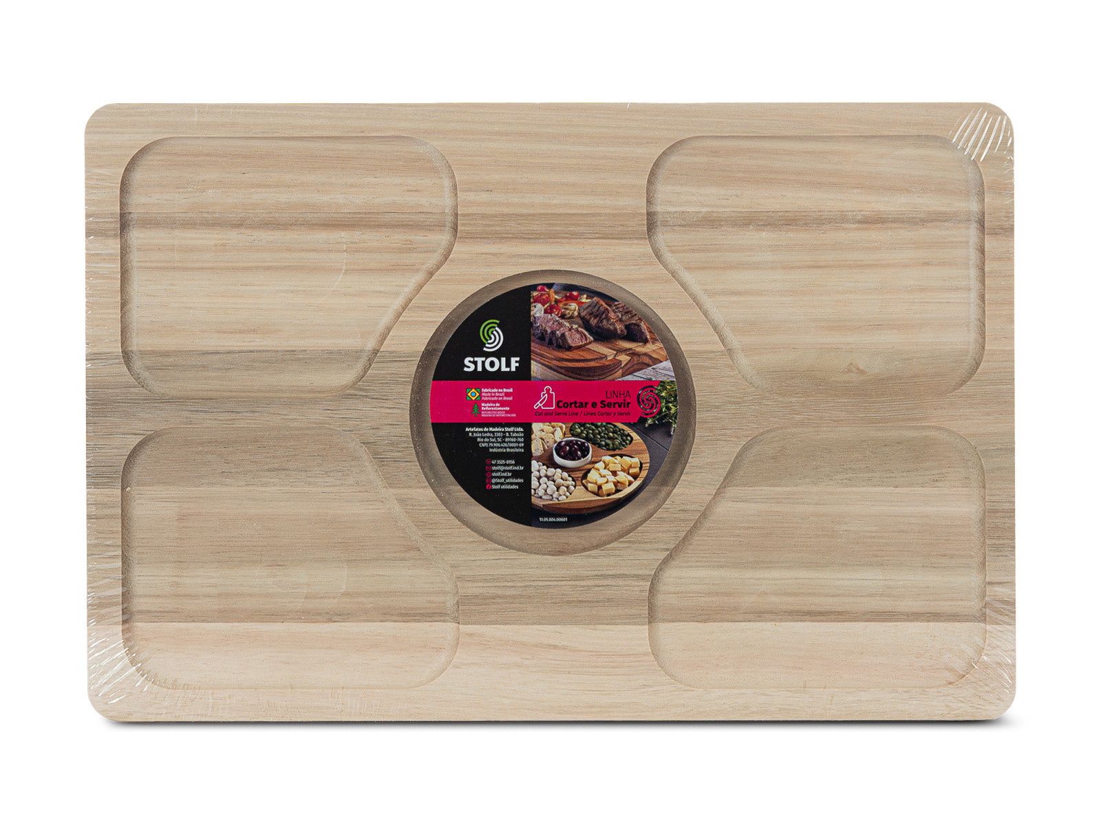 Tabla De Servir Pino Rectangular