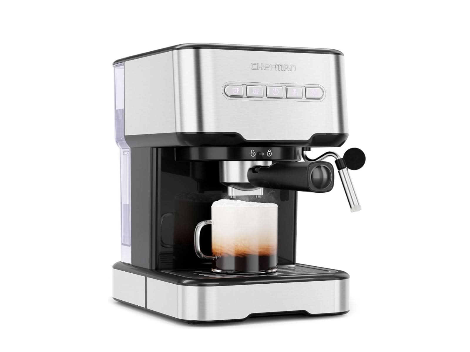 Cafetera Expreso Capuchino Late Chefman