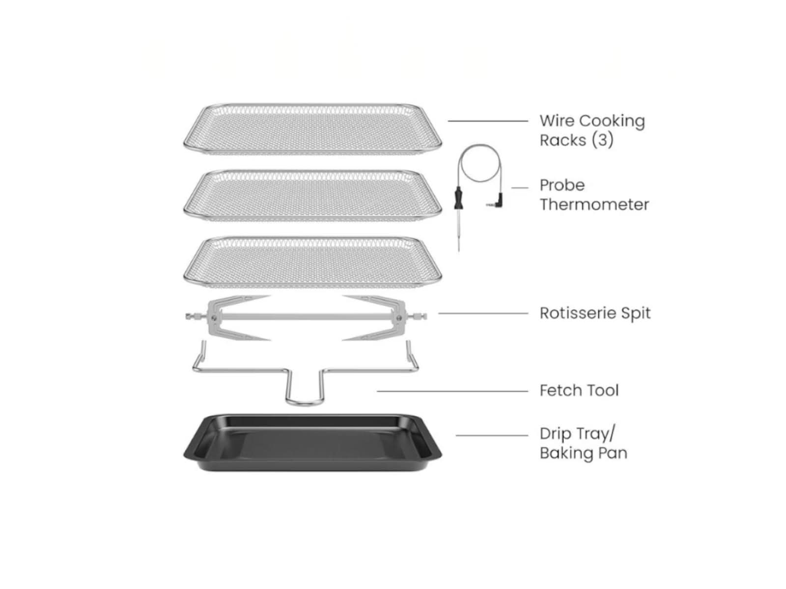 Freidora de Aire Chefman 11.35 Litros