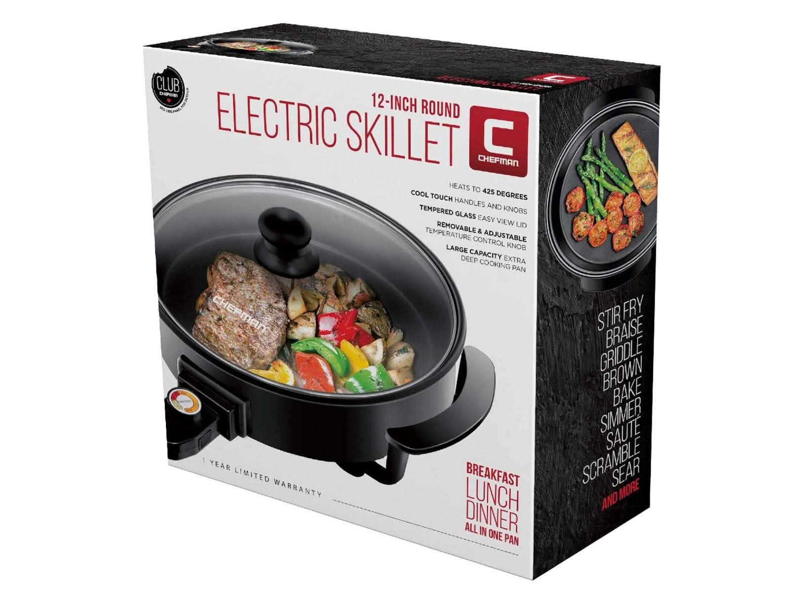 Sarten Electrico Chefman