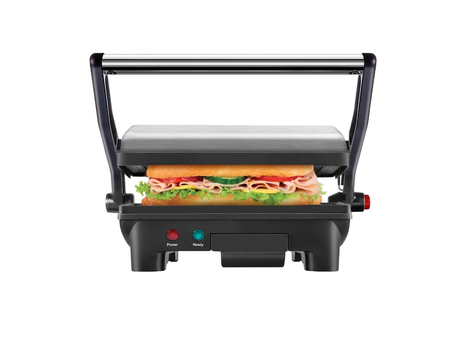 Sandwichera Chefman Panini 3 En 1 Cuatro Rebanadas Alti