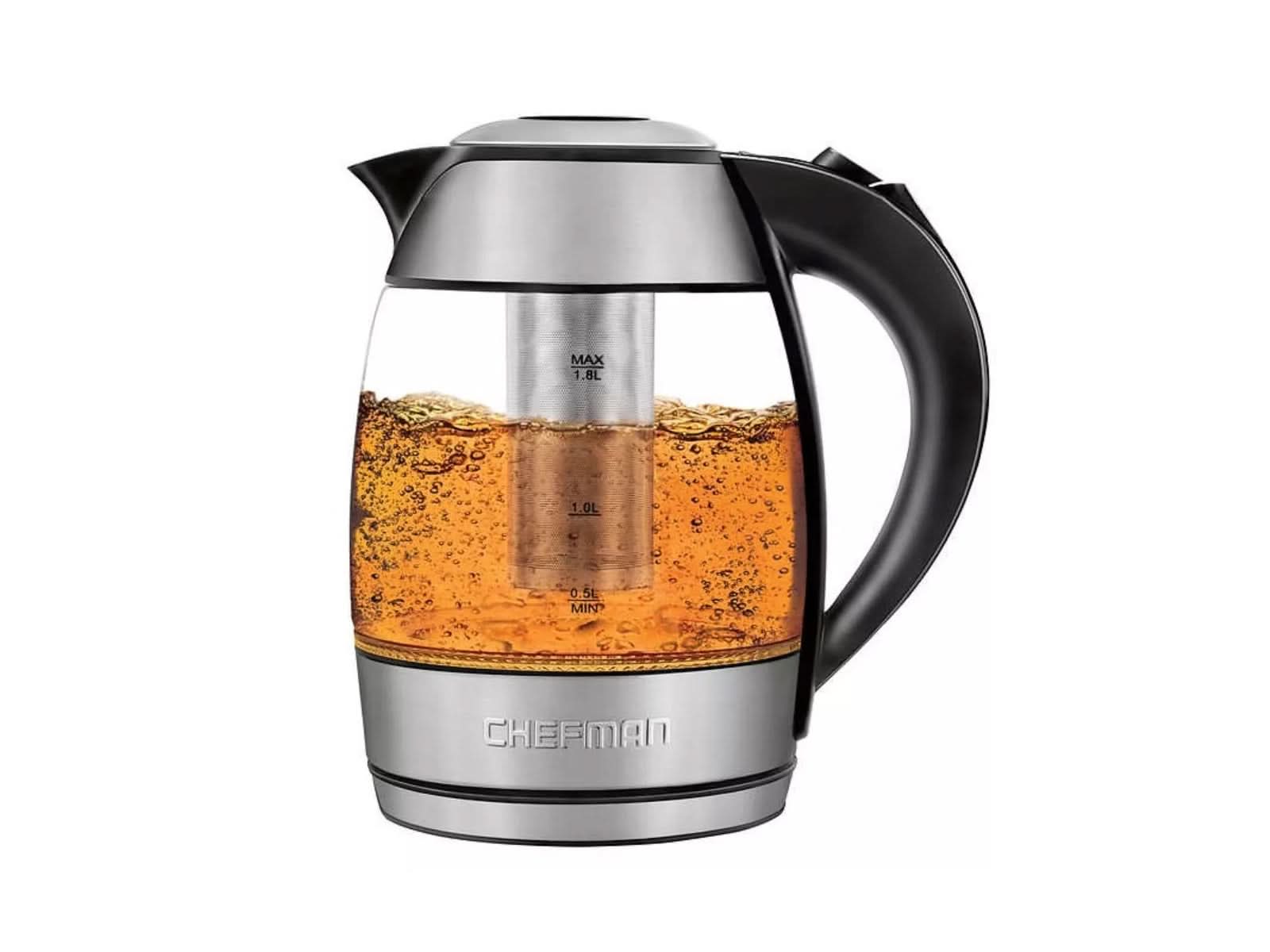 Tetera Electrica Inalambrica 1.8 Litros Chefman Alti