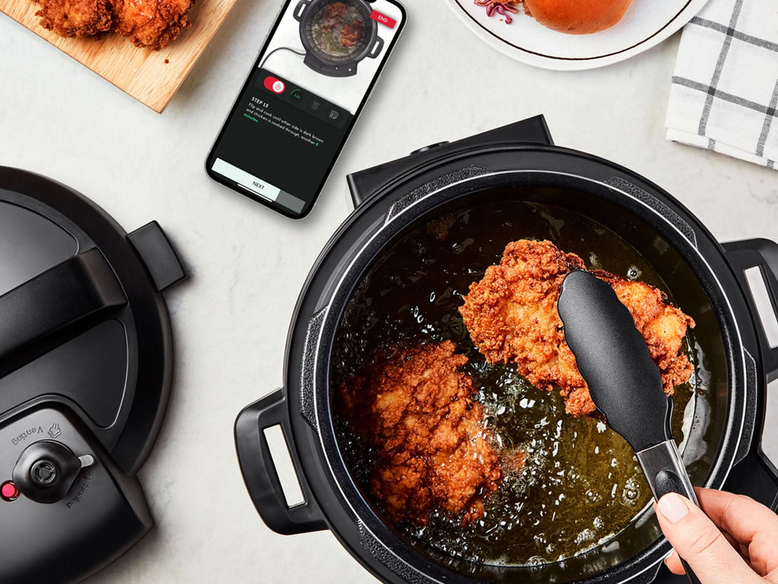 Freidora De Aire y Parrilla Chefman