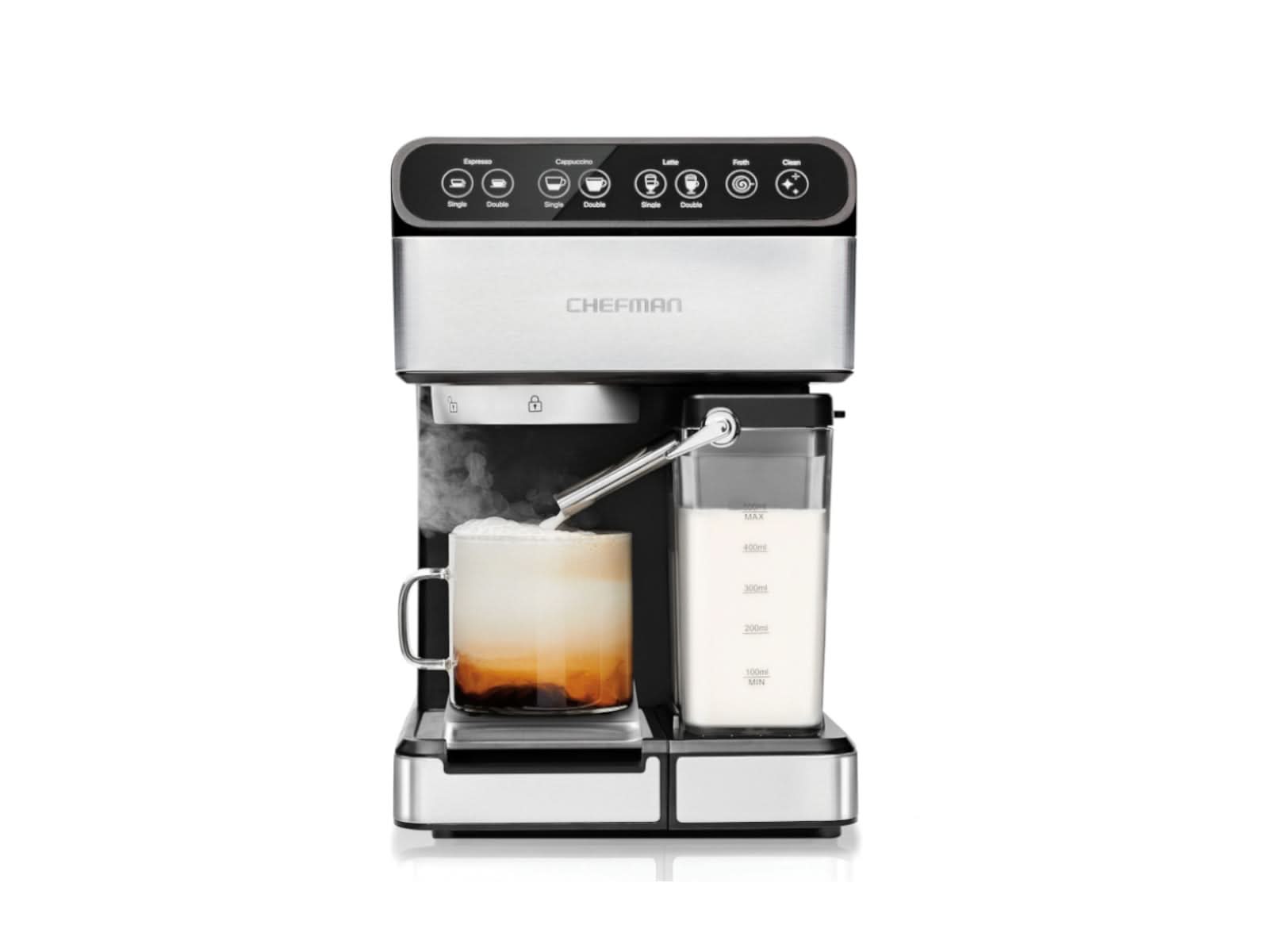 Cafetera Expreso Capuchino Late Chefman 6 En 1 Alti