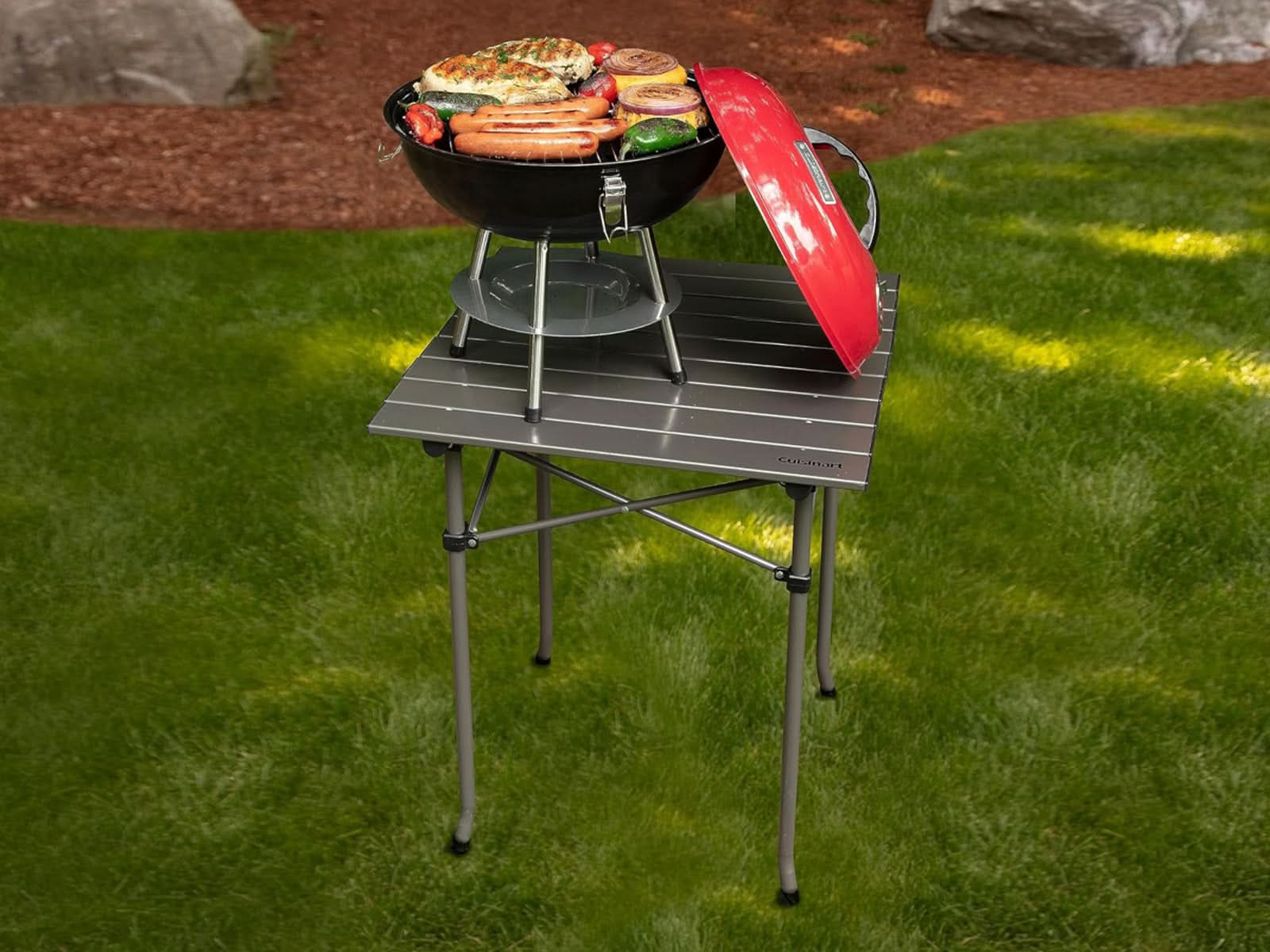 Parrilla De Carbón Cuisinart Portatil