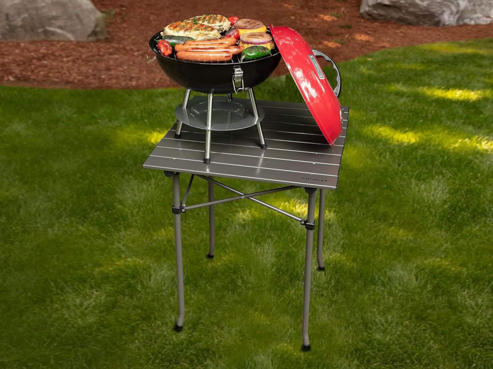 Parrilla De Carbón Cuisinart Portatil