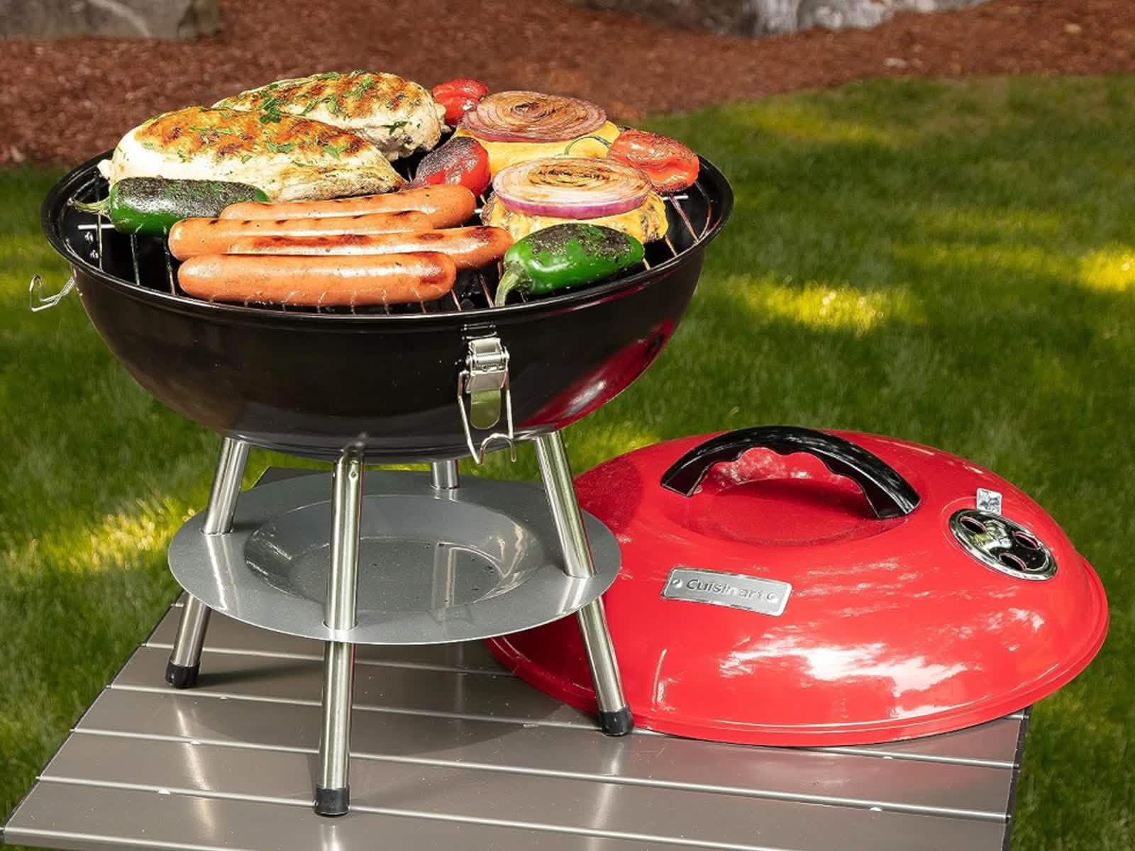 Parrilla De Carbón Cuisinart Portatil