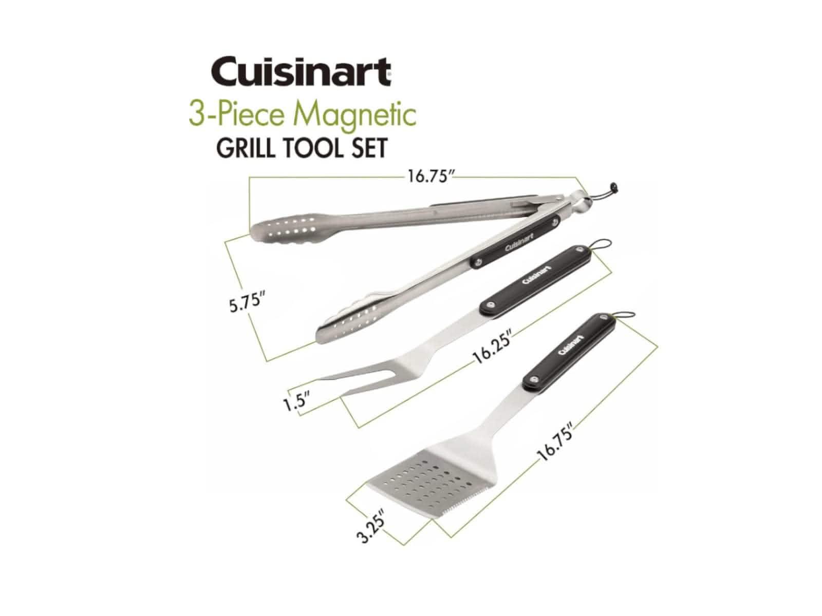 Set Herramientas Cuisinart Para Parrilla 3 Piezas