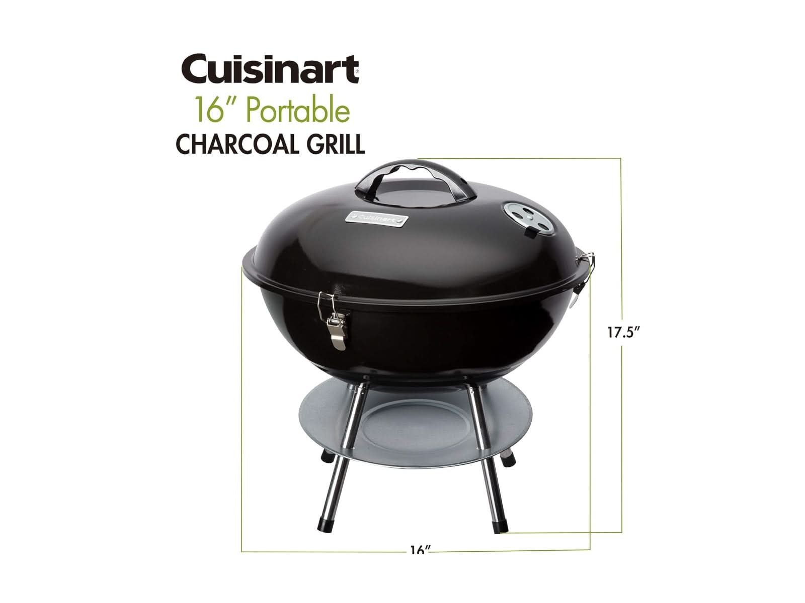 Parrilla De Carbón Cuisinart Portatil 16