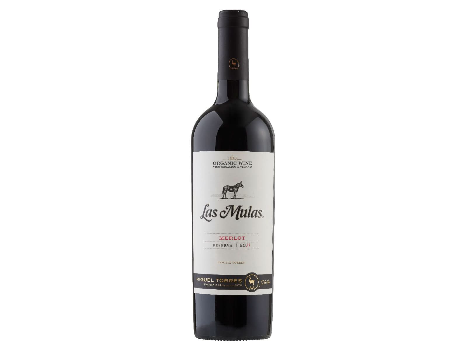 Vino Las Mulas Merlot Miguel Torres