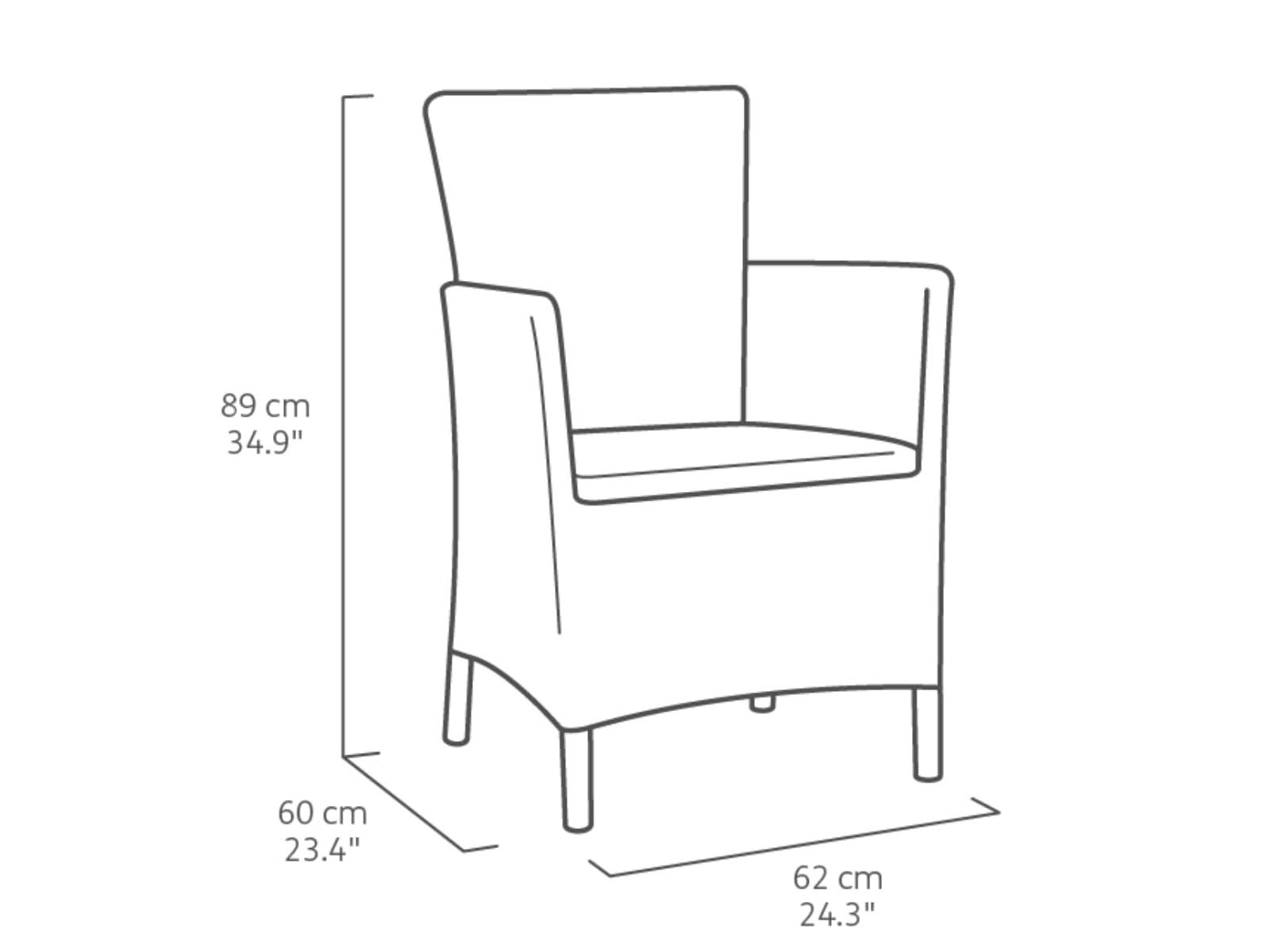 Sillon Auxiliar Iowa Set x2 + Mesa Auxiliar