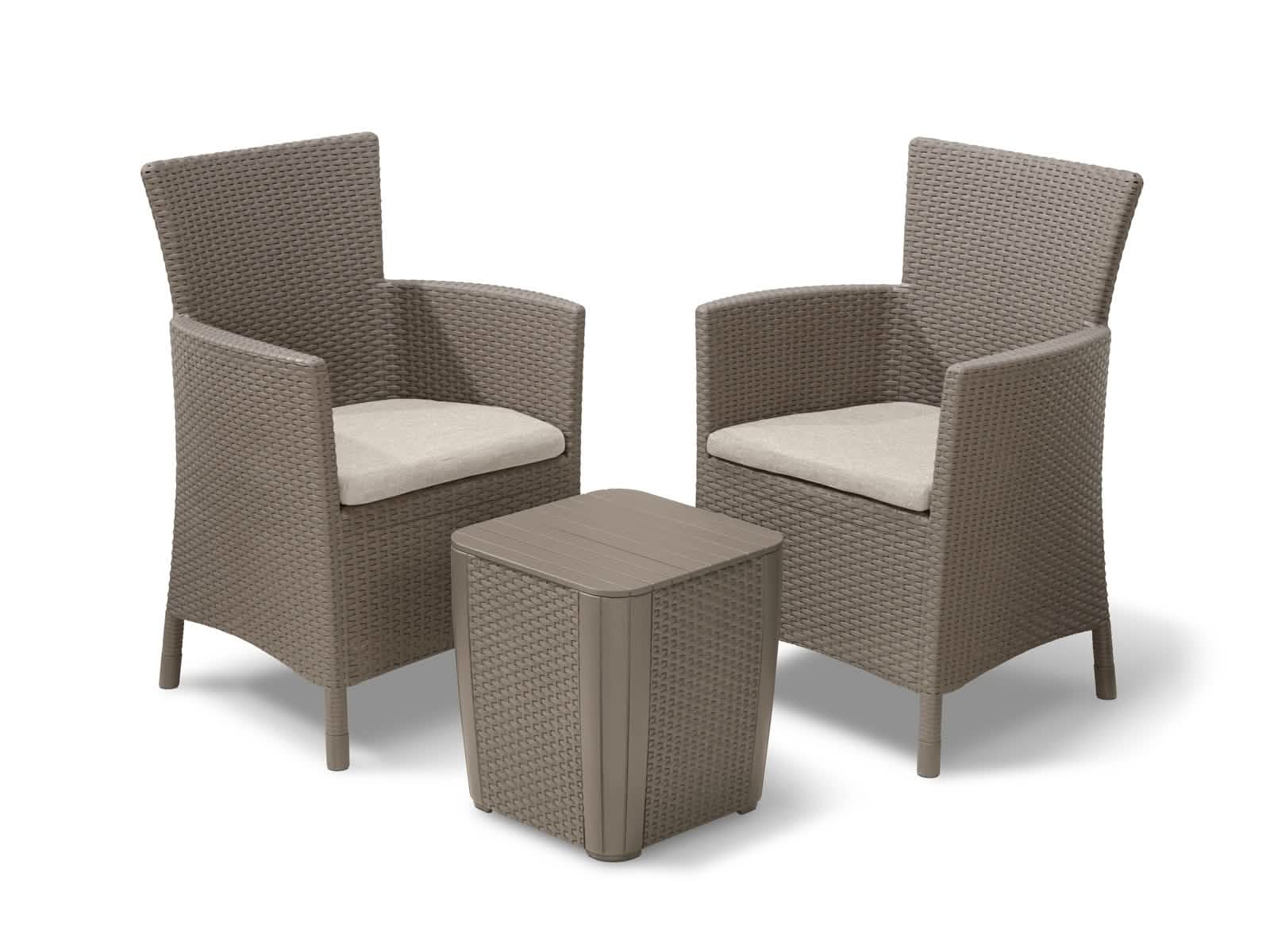 Sillon Auxiliar Iowa Set x2 + Mesa Auxiliar