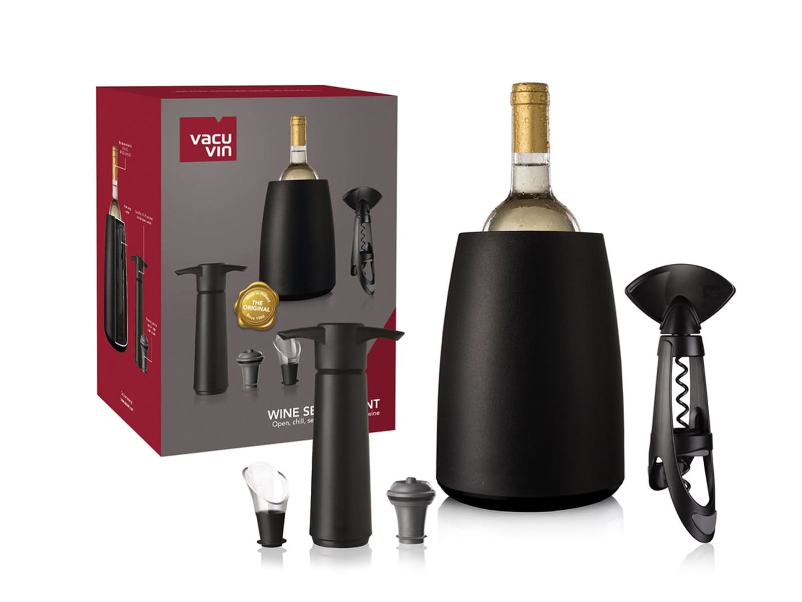 Set de Vino Elegante Vacu Vin