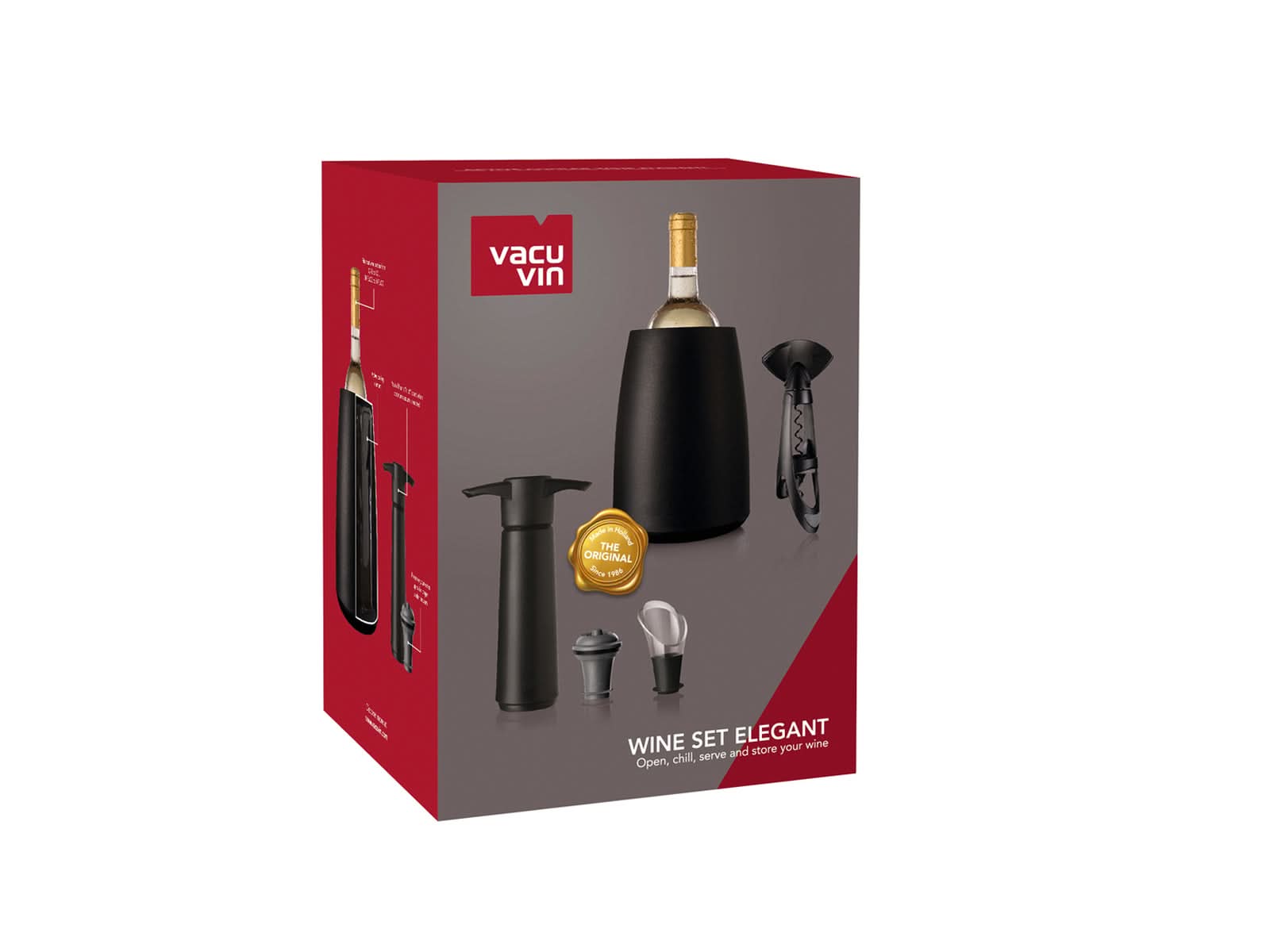 Set de Vino Elegante Vacu Vin